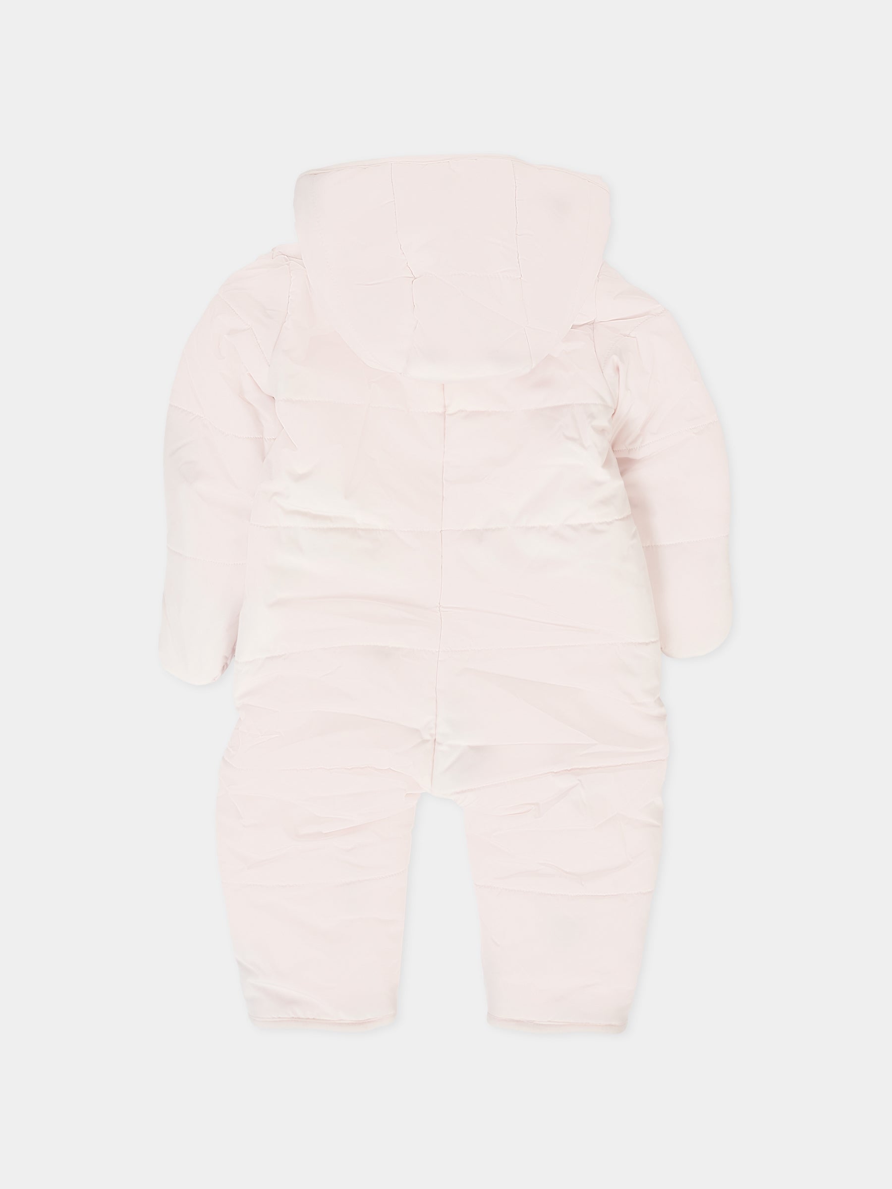 Piumino rosa per neonata con elefante,Kenzo Kids,K61255 47R