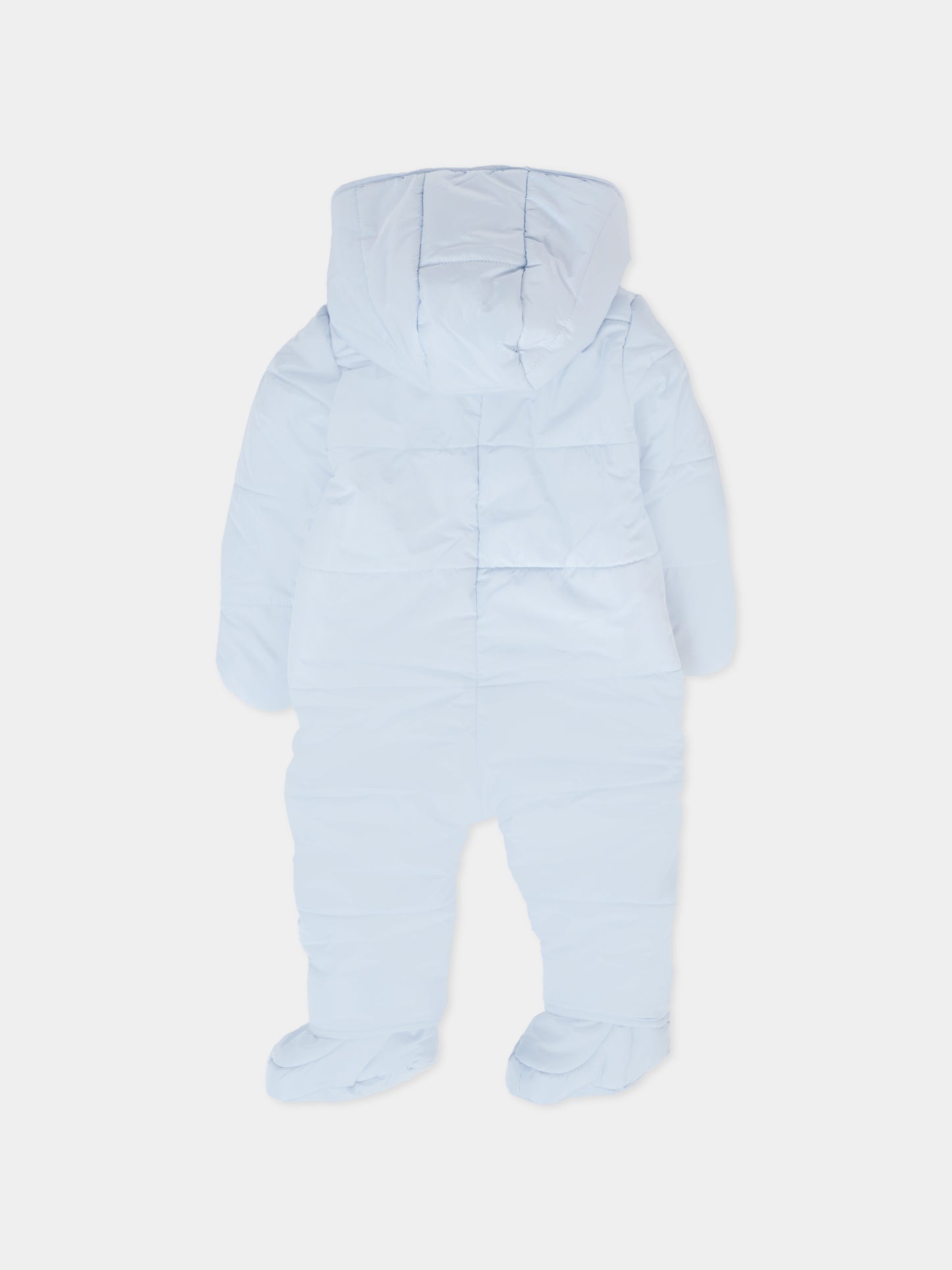 Piumino azzurro per neonato con elefante,Kenzo Kids,K61255 771