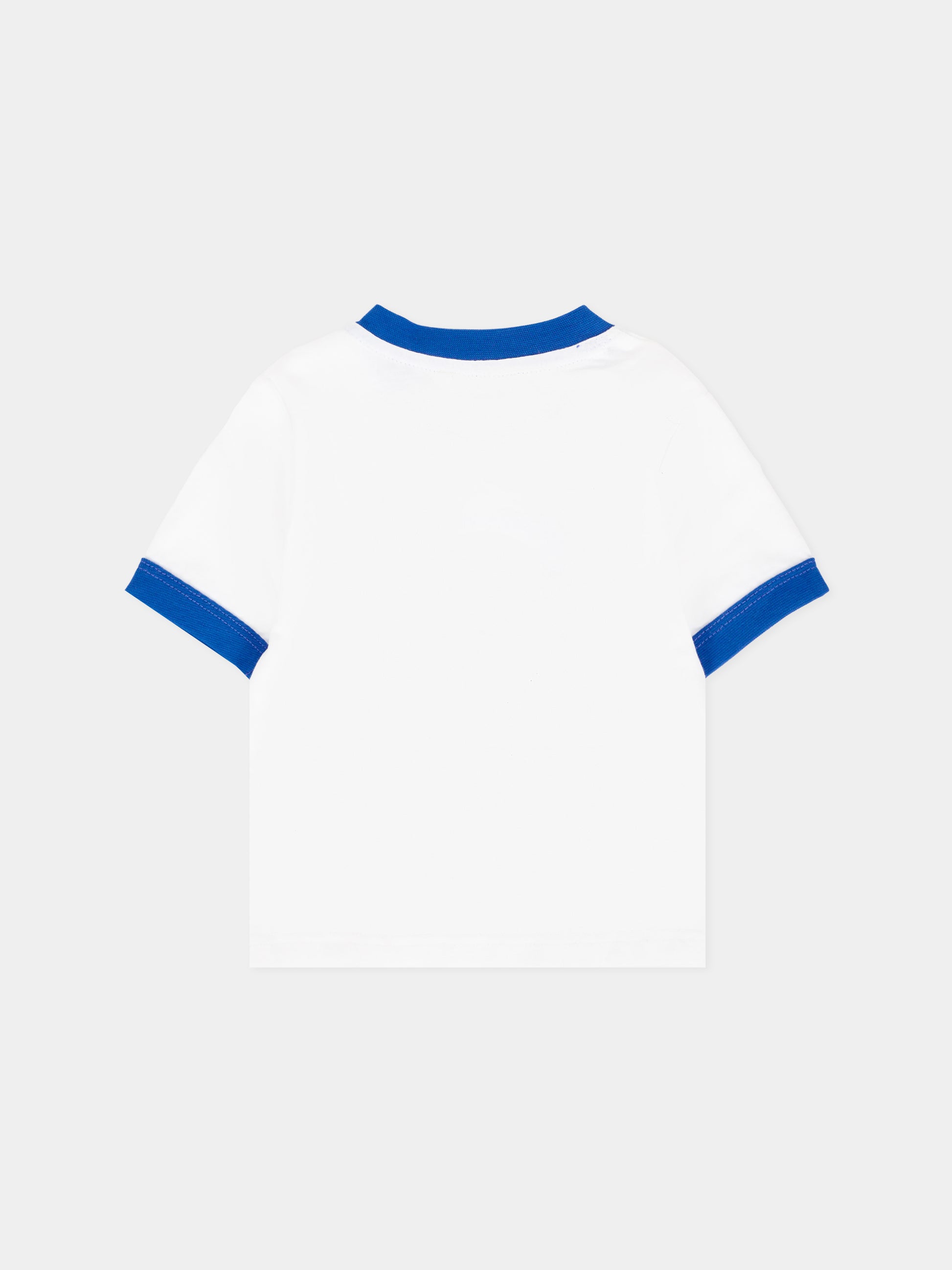 Set t-shirt bianco per neonato con tigre,Kenzo Kids,K61298 N50