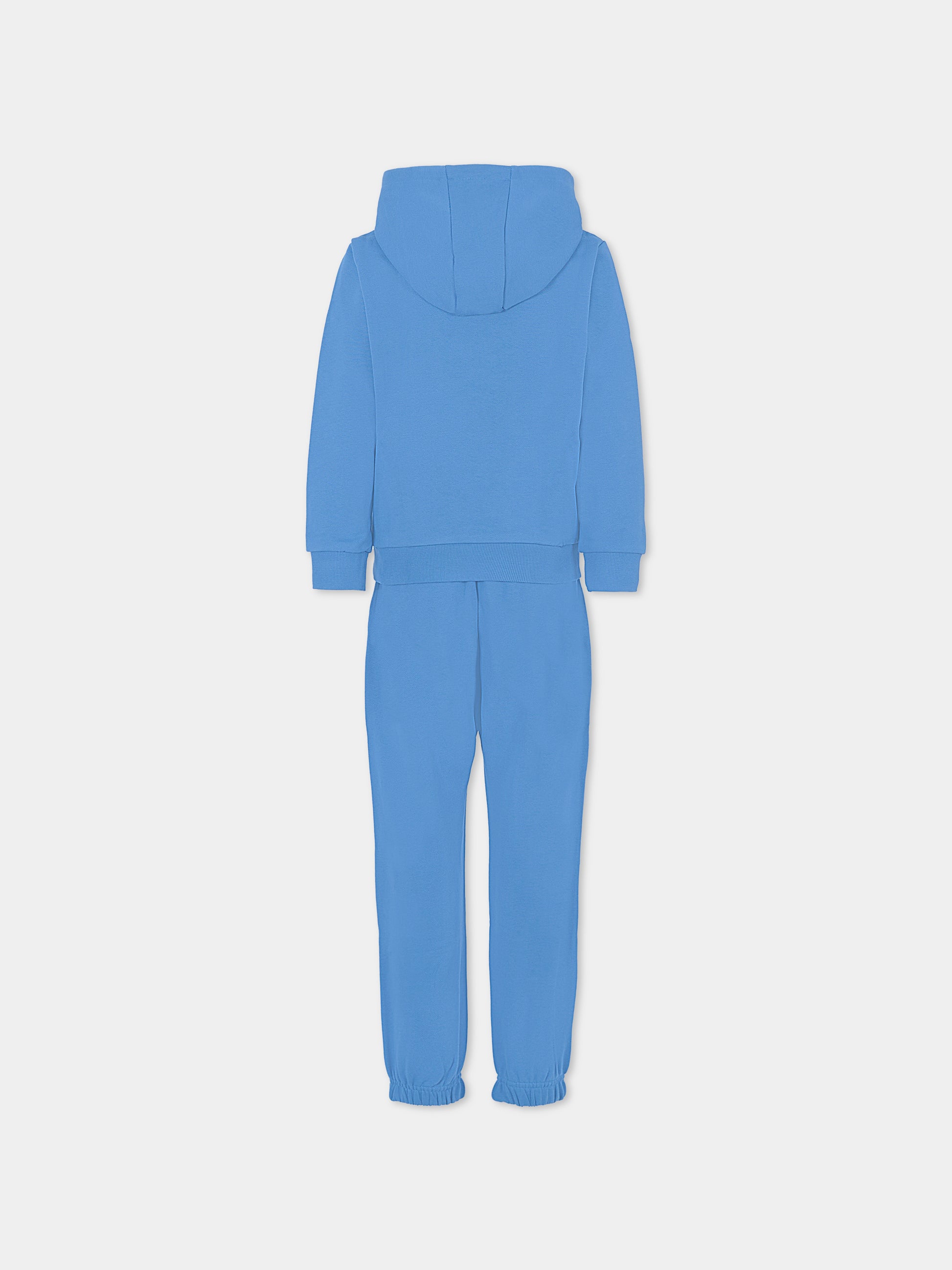 Completo blu per bambino con elefante,Kenzo Kids,K61413 780