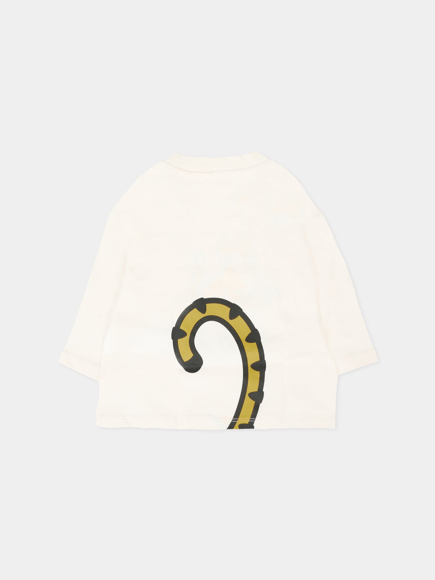 T-shirt avorio per neonati con Kotora,Kenzo Kids,K61501 117