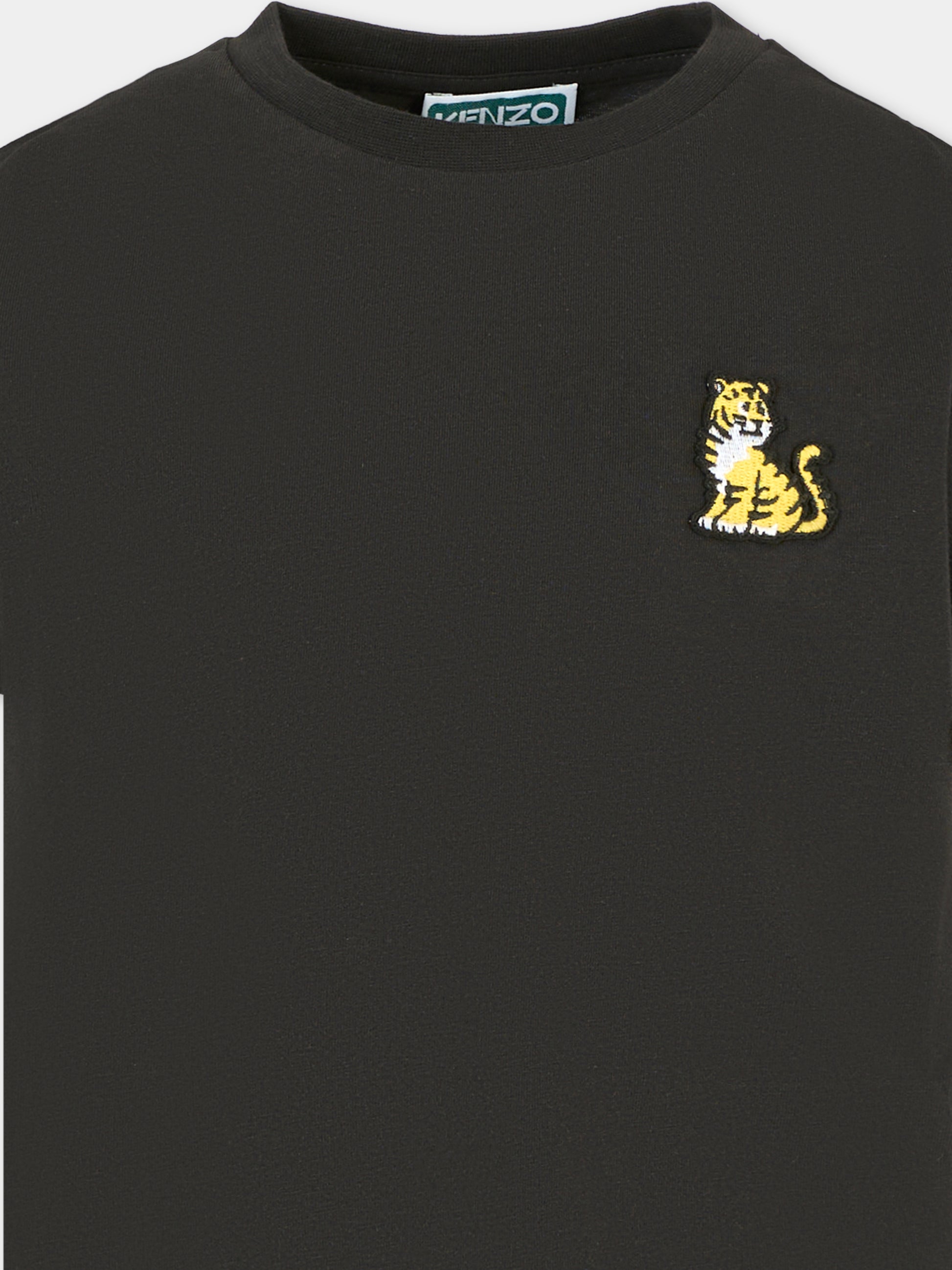 T-shirt blu per bambino con Kotora,Kenzo Kids,K61506 095