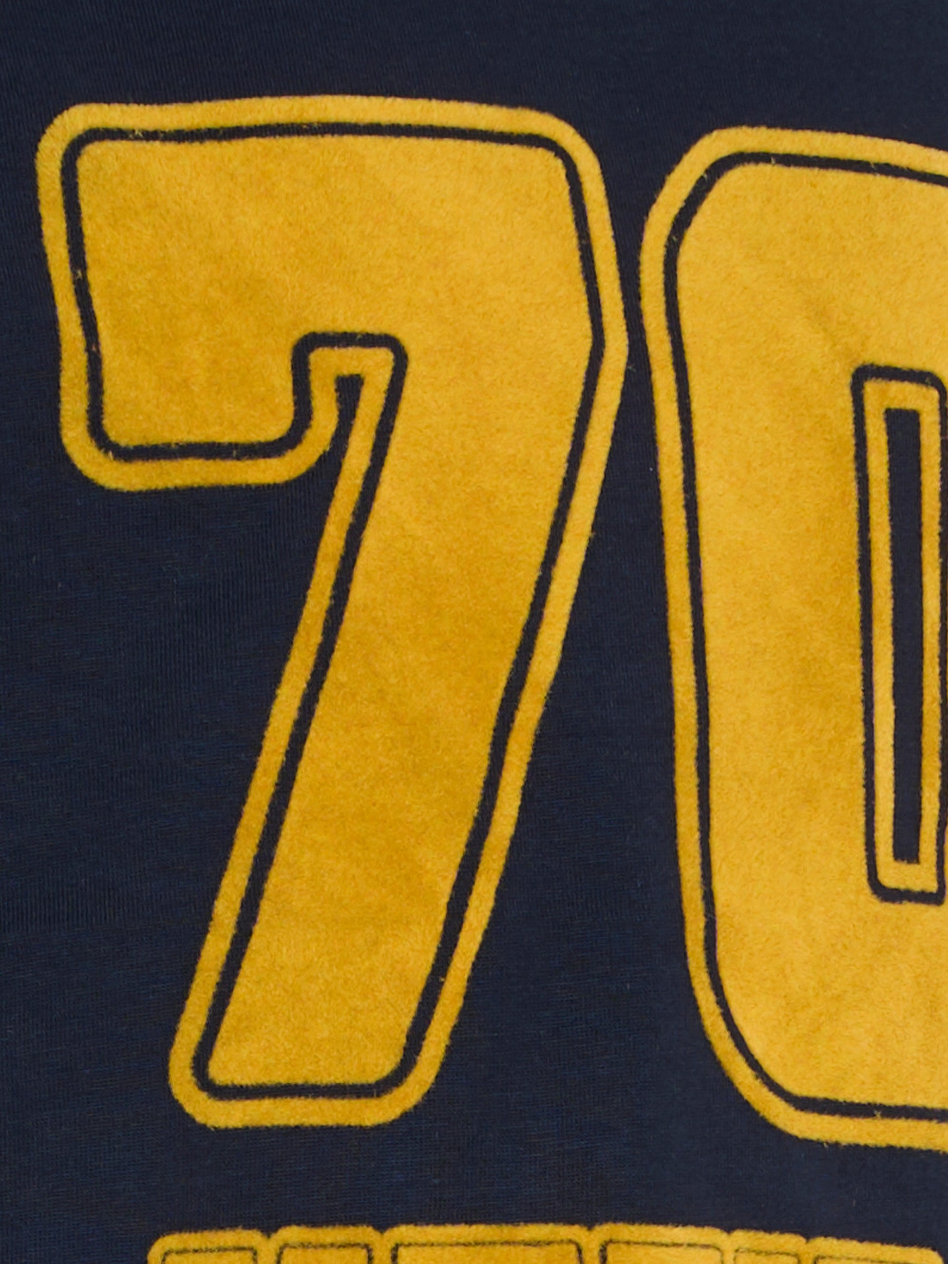 T-shirt blu per bambino con numeri e logo,Kenzo Kids,K61552 845