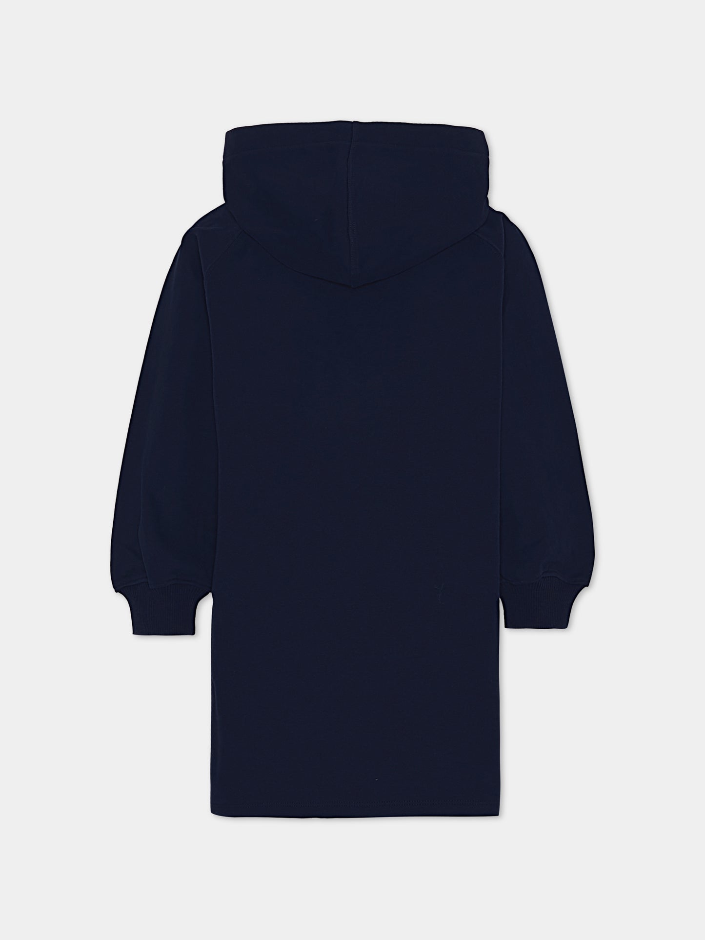 Vestito blu per bambina con logo,Chloé Kids,C20618 859