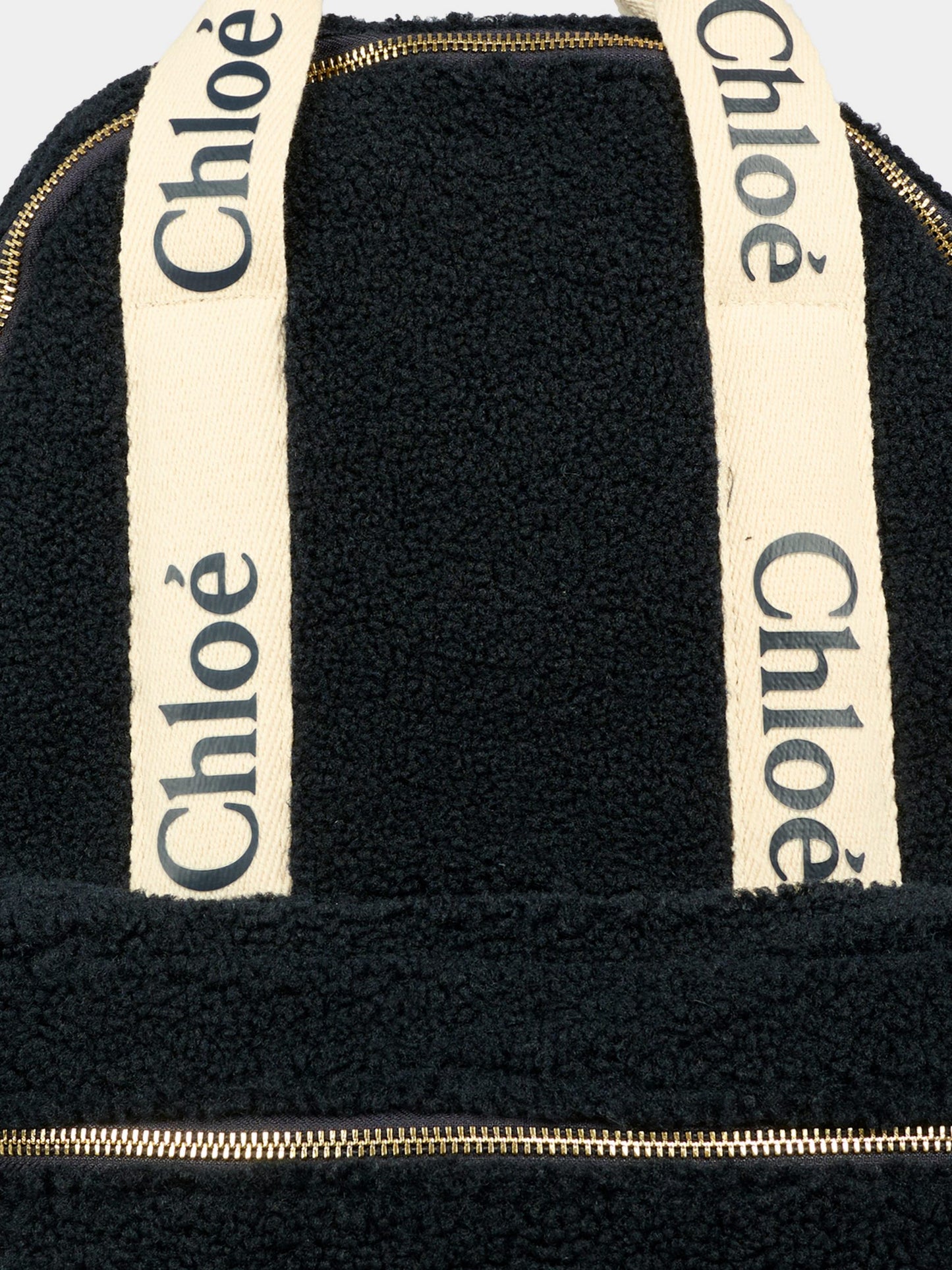 Zaino blu per bambina con logo,Chloé Kids,C20687 859