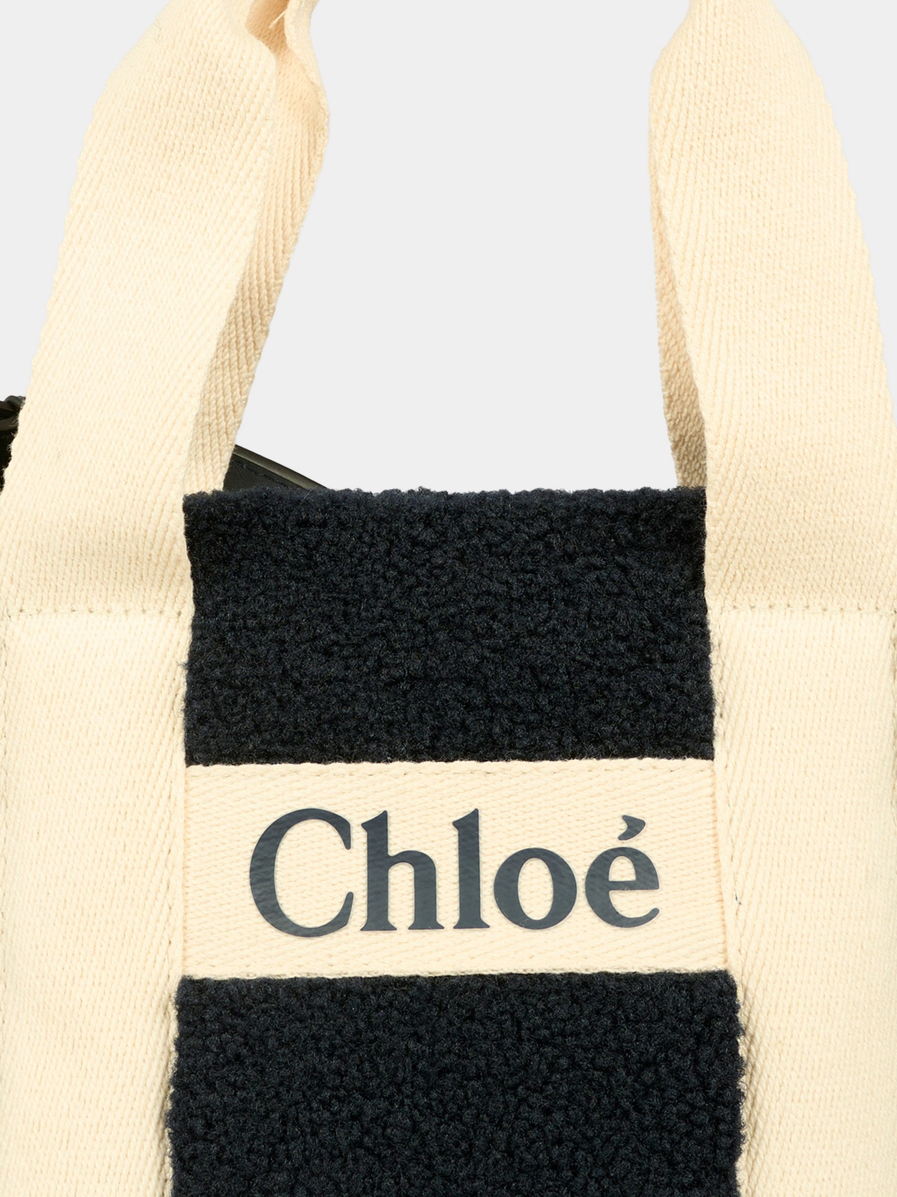 Borsa blu per bambina con logo,Chloé Kids,C20688 859
