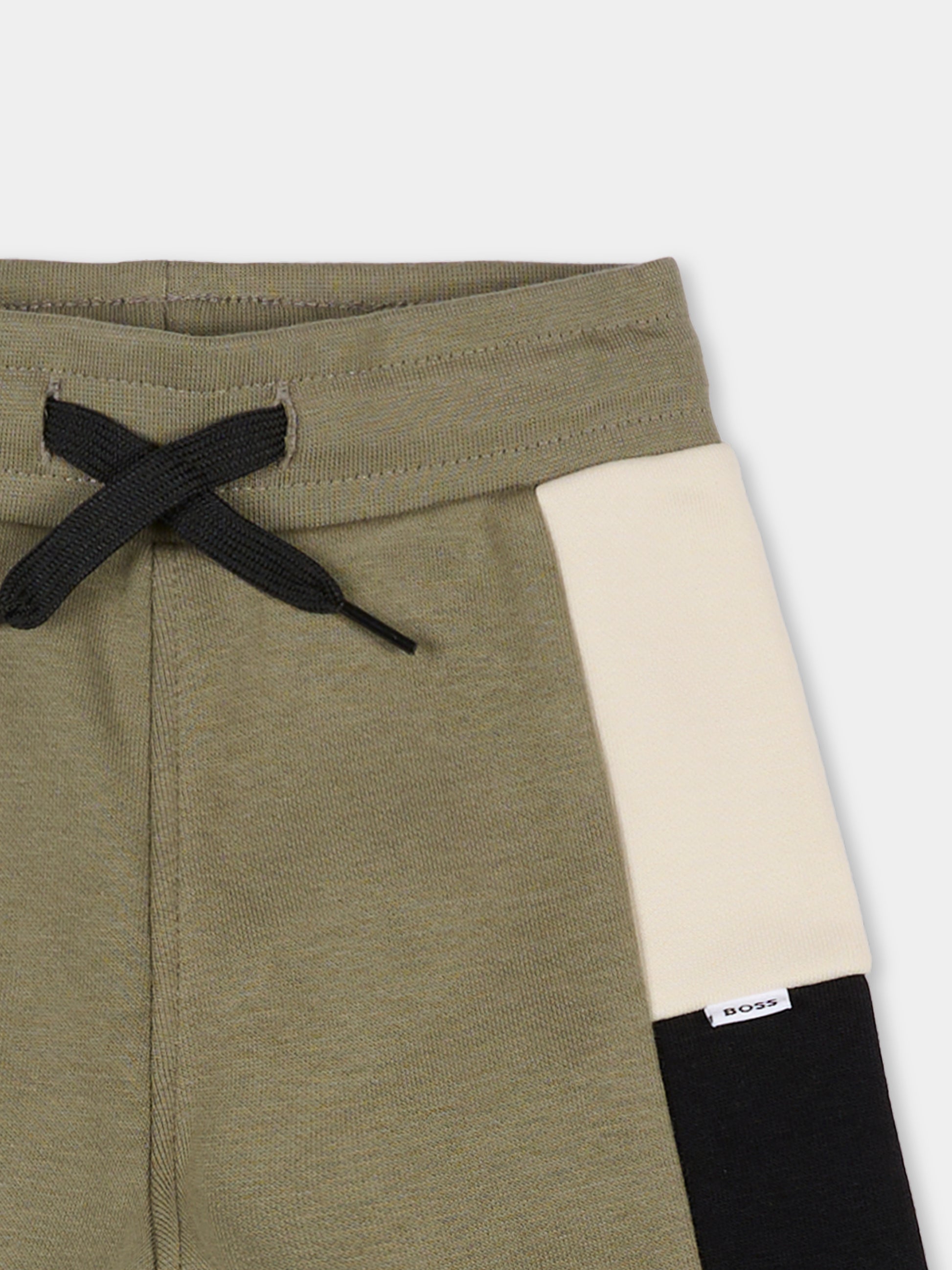 Pantaloni verdi per neonato,Boss,J52429 724