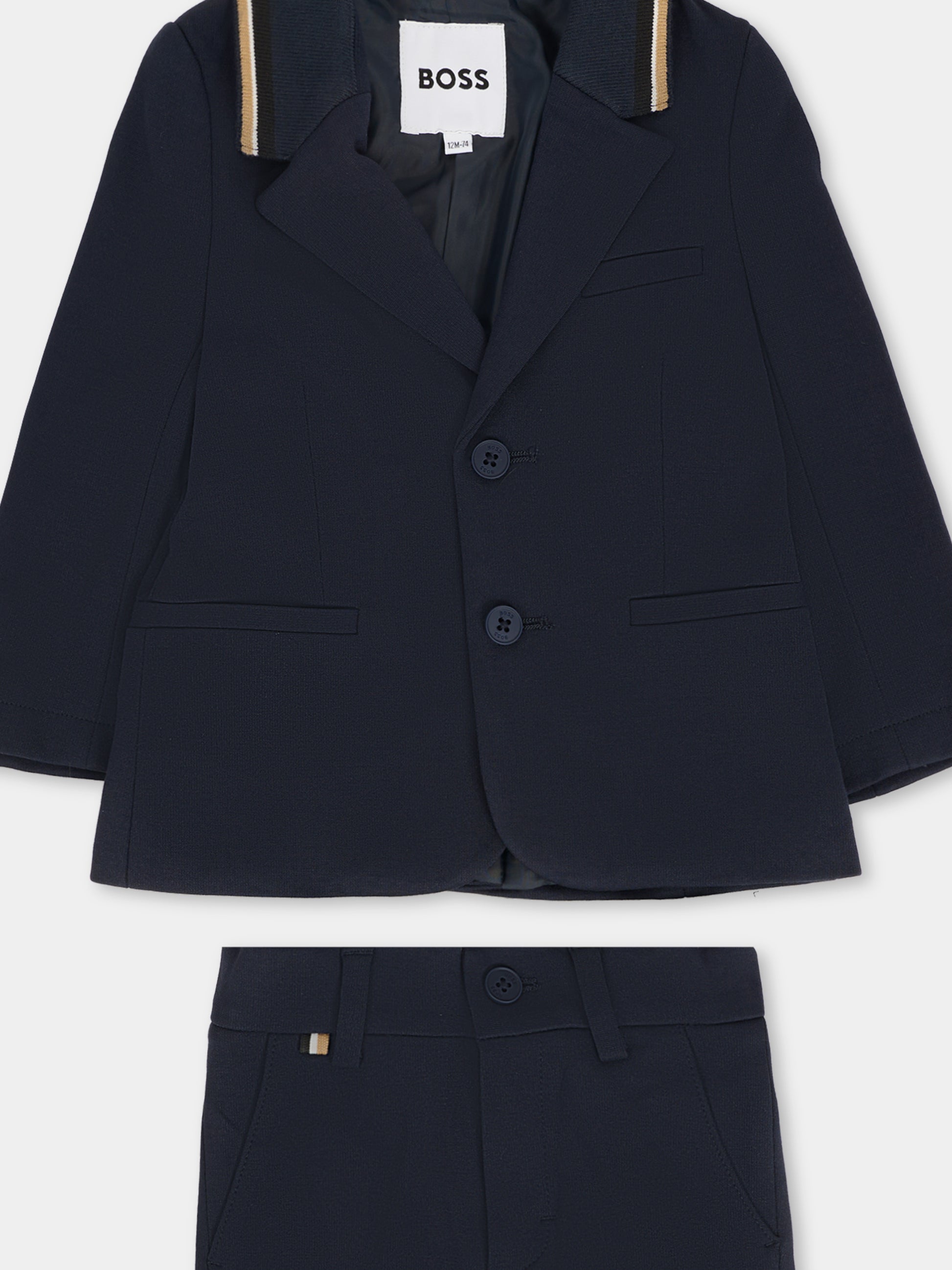 Completo blu per neonato,Boss,J52483 862