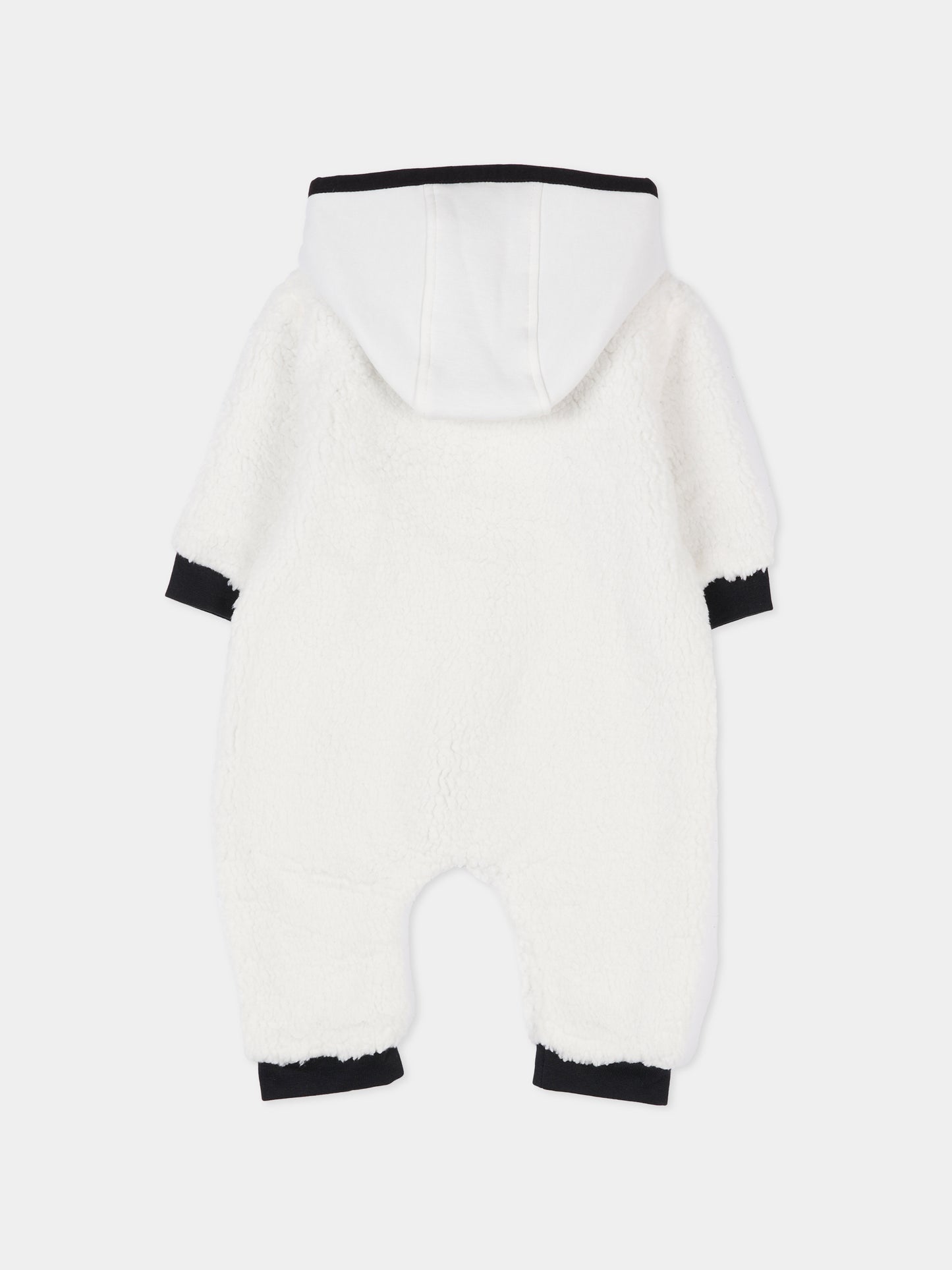 Tutina bianca per neonato con logo,Boss,J52488 117