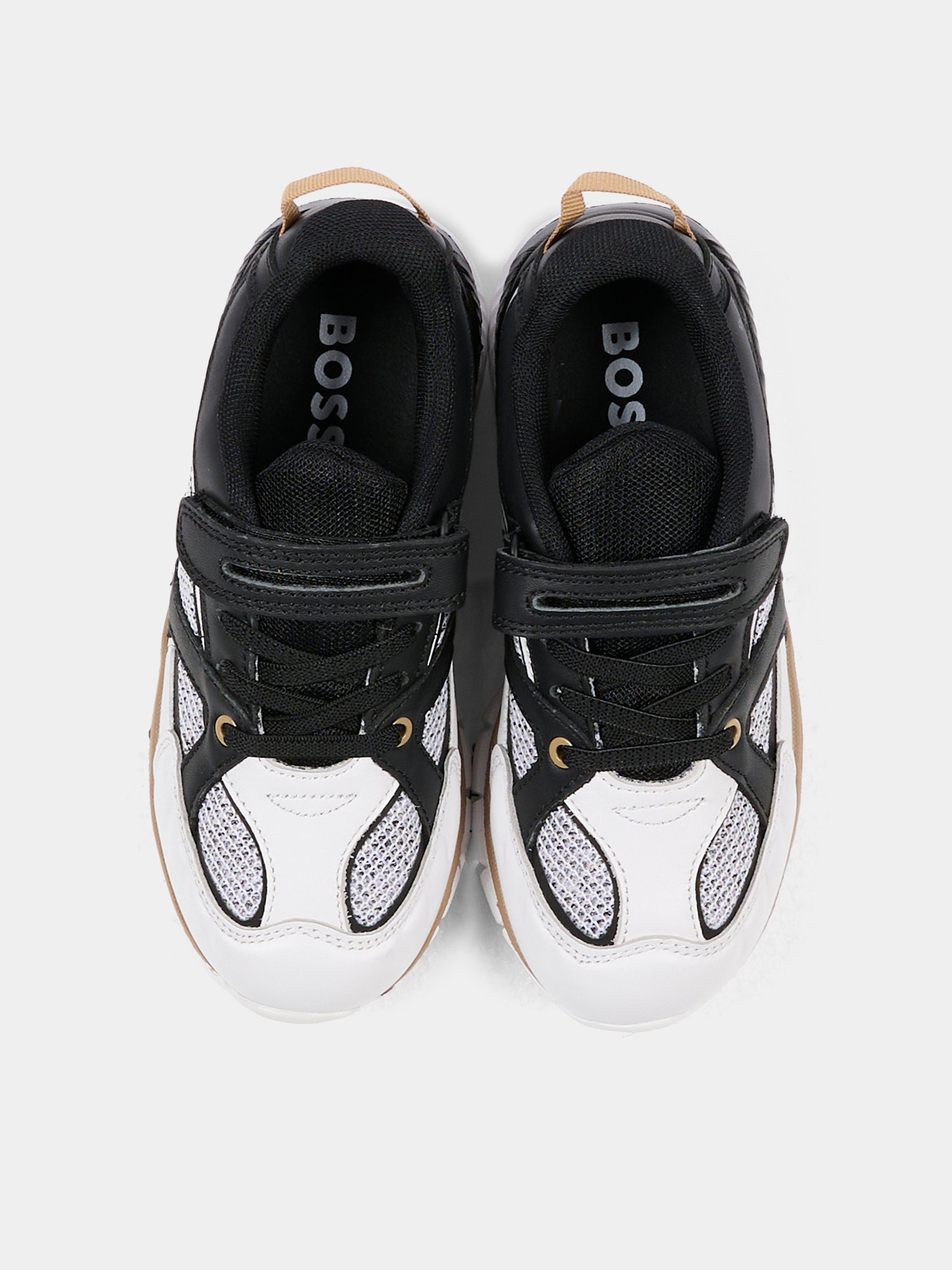 Sneakers nere per bambino con logo,Boss,J52578 N50