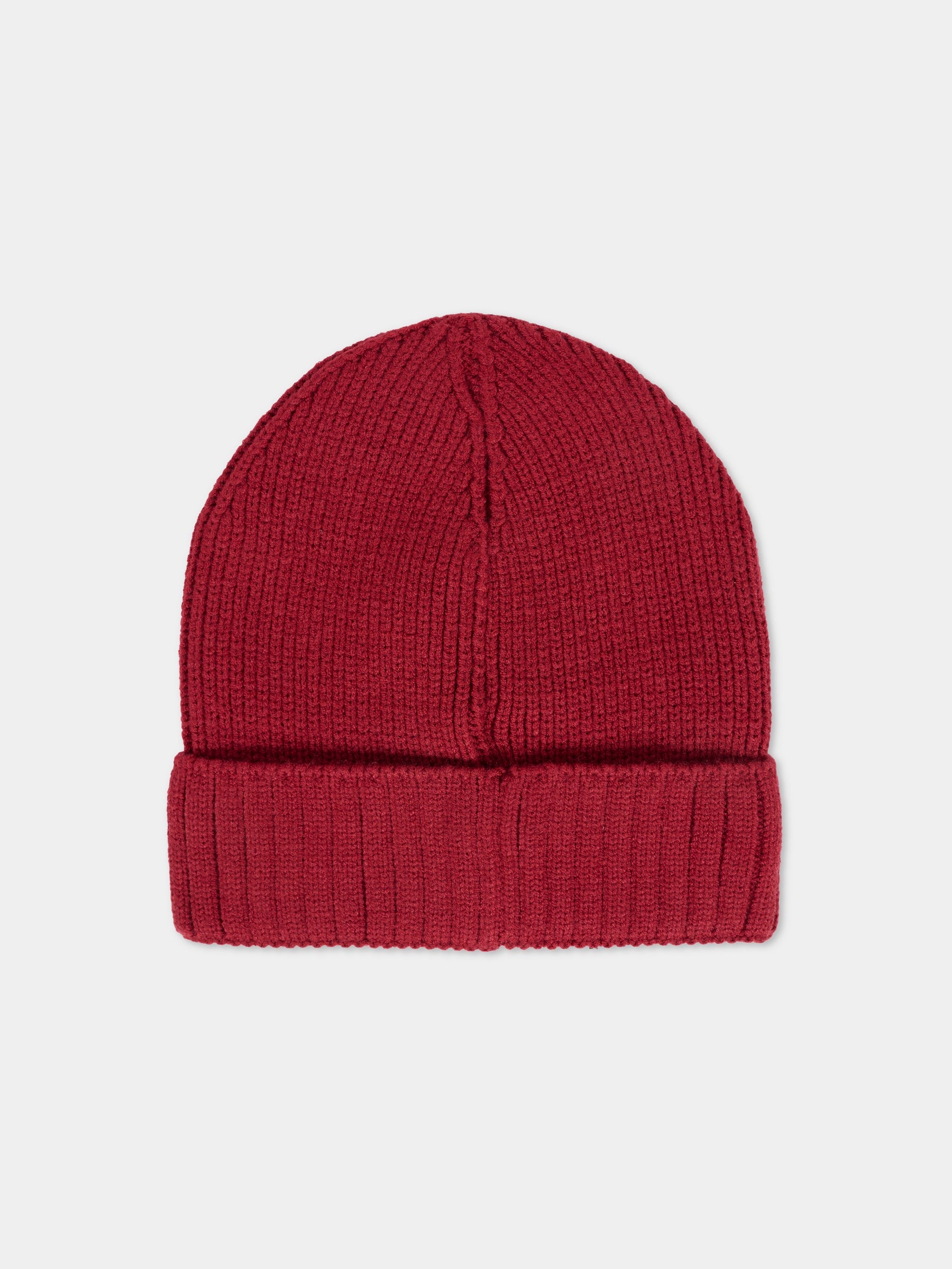 Berretto rosso per bambino con logo,Boss,J52616 96D