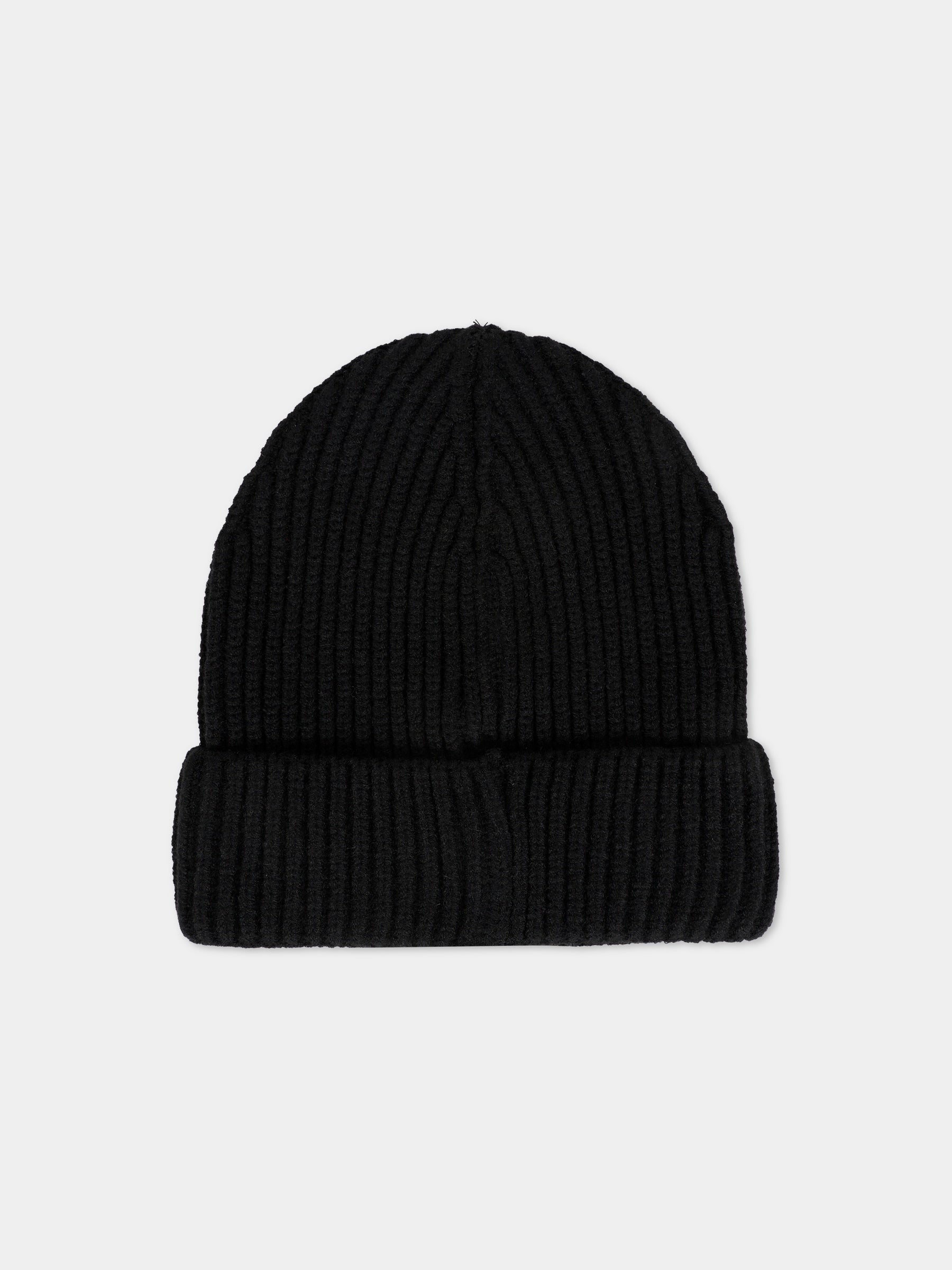 Berretto nero per bambino con patch,Boss,J52618 09B