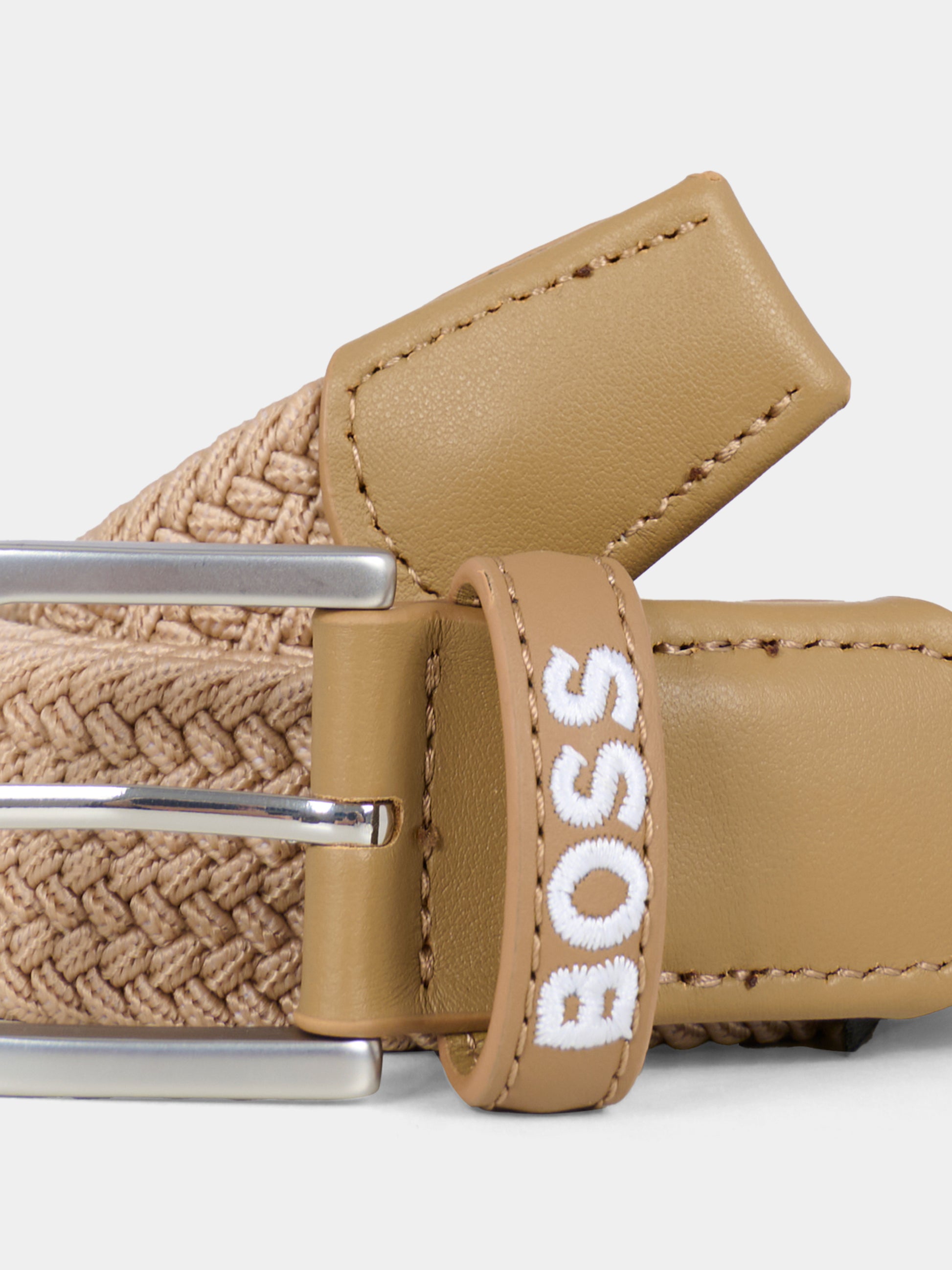 Cintura beige per bambino con logo,Boss,J52632 269