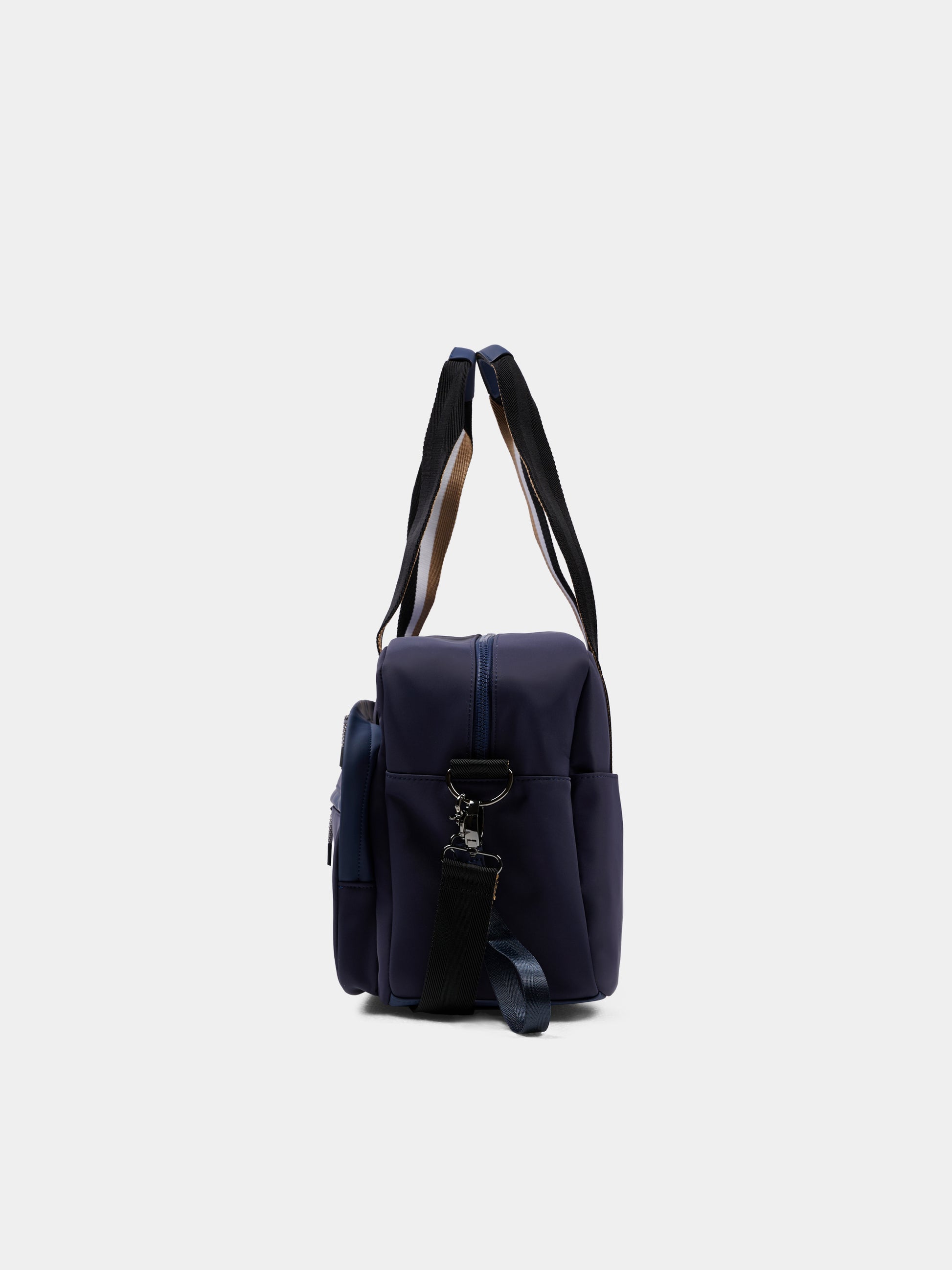 Borsa mamma blu per neonati con logo,Boss,J52708 849