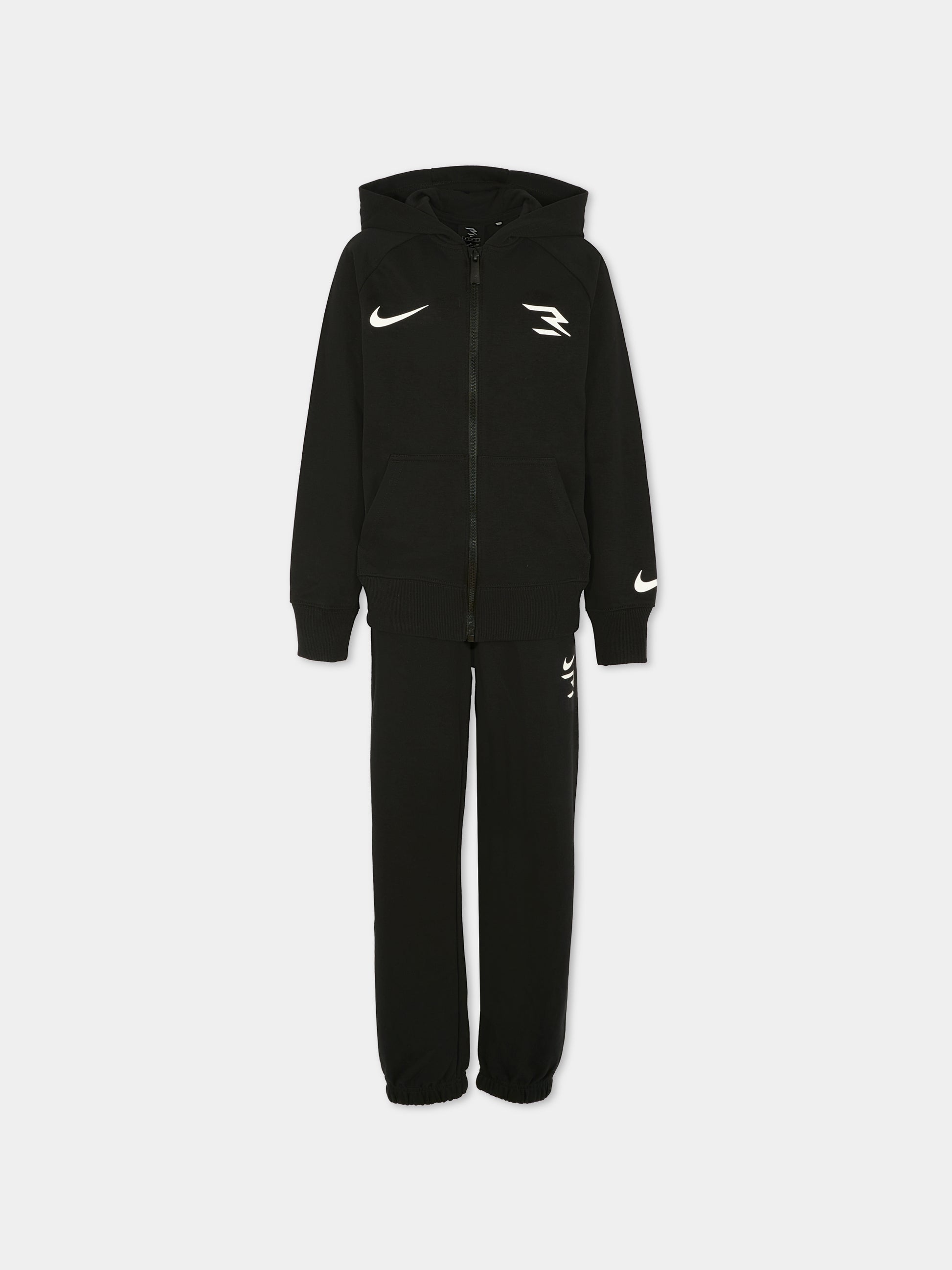 Completo nero per bambino con loghi,Nike,9Q1216 023