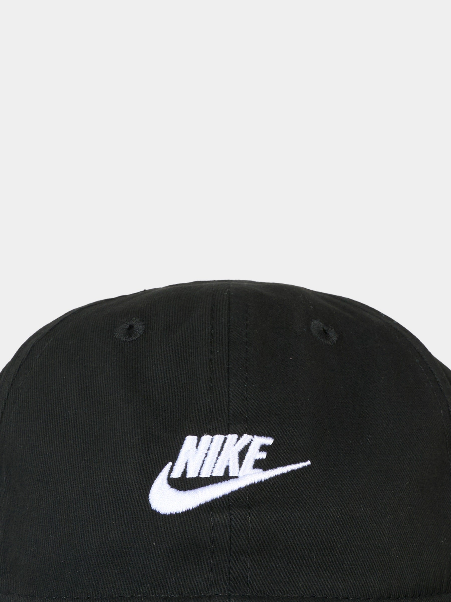 Cappello nero per bambini con logo bianco,Nike,8A2902 023