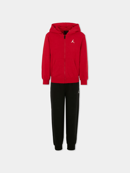 Completo nero per bambino con jumpman,Jordan,85F124 023