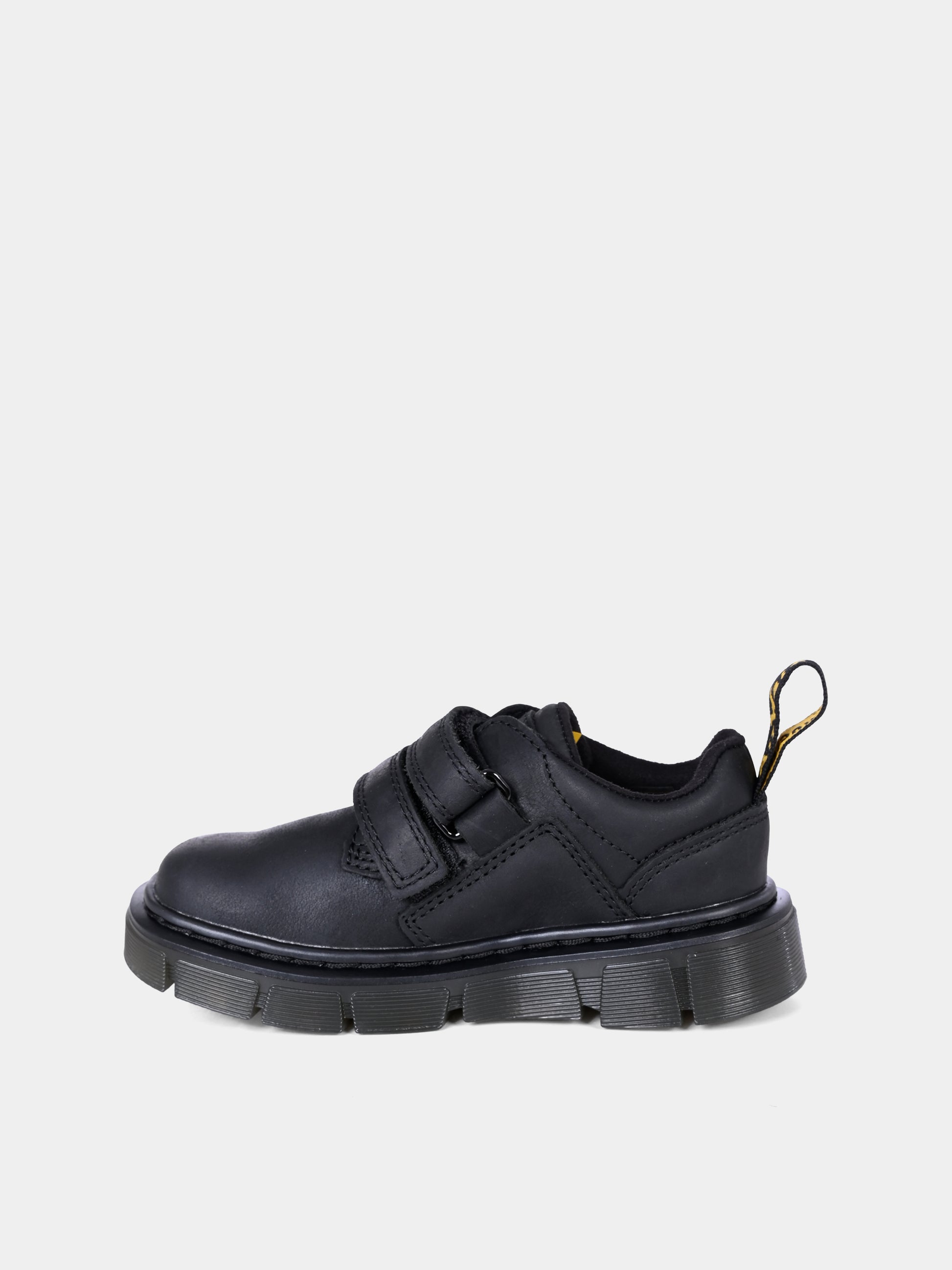 Mocassini neri Raffe T per bambino,Dr. Martens,RAFFE SHOE T 32001001 BLACK WYOMING