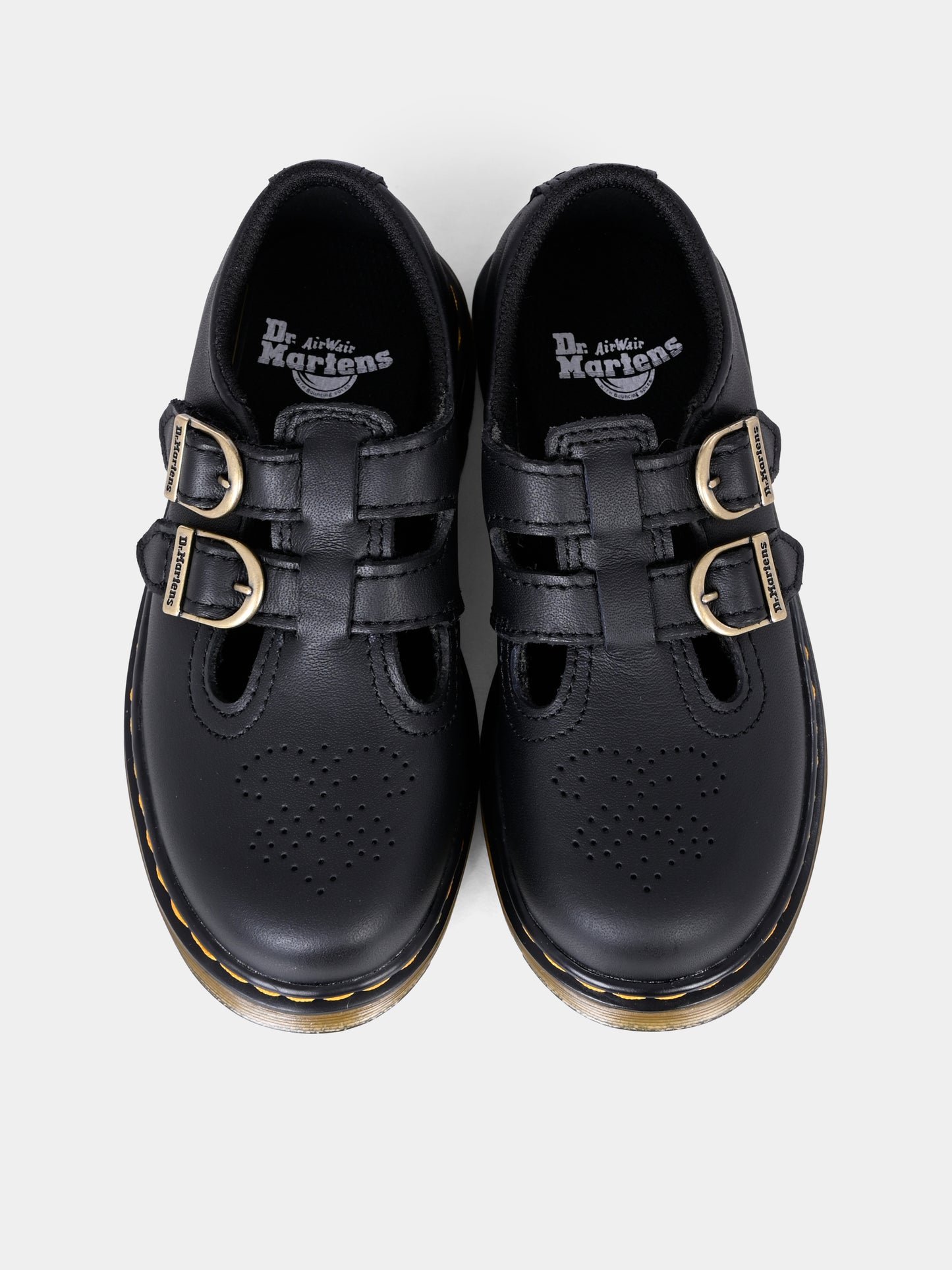 Mocassini neri 8065 per bambino,Dr. Martens,8065 T 31982001 BLACK SOFTY T