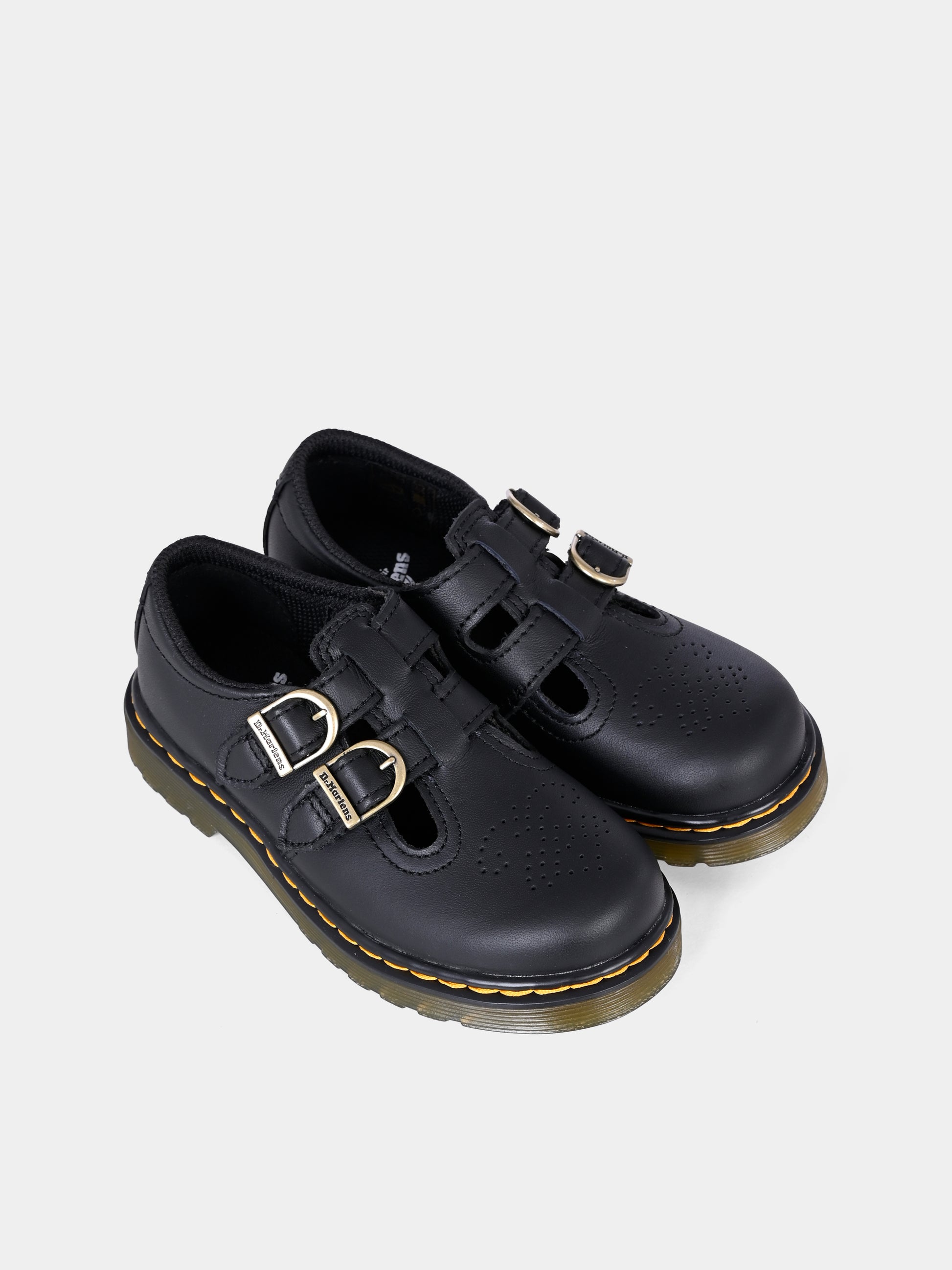 Mocassini neri 8065 per bambino,Dr. Martens,8065 T 31982001 BLACK SOFTY T