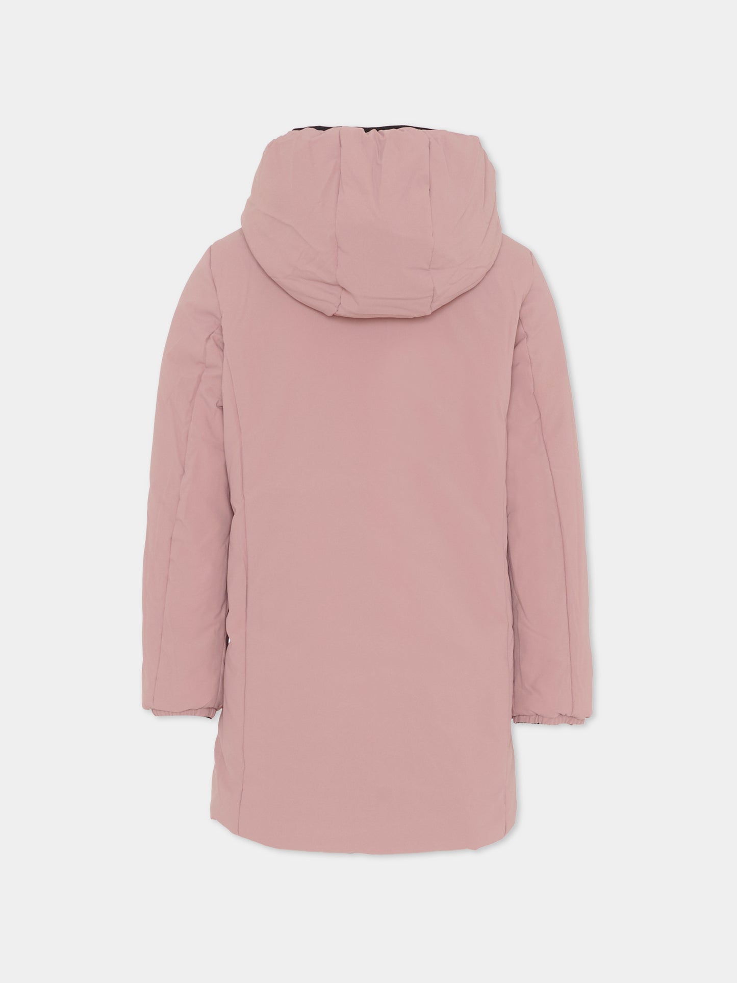 Piumino reversibile Denise St Warm rosa per bambina con logo,K-way,K11517W BBM