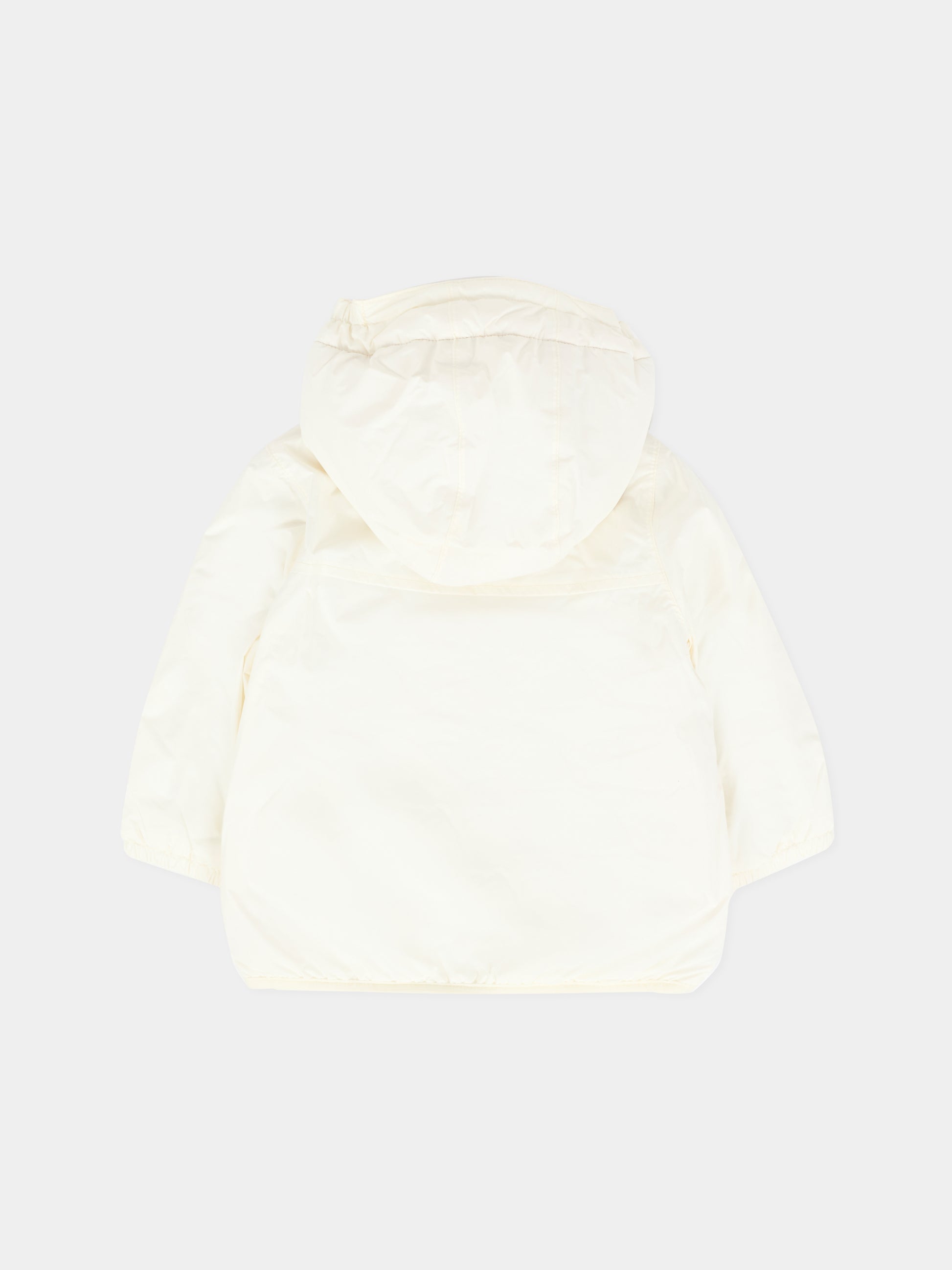 Giubbotto bianco Claudine Orsetto per neonati con logo,K-way,K7142RW X42