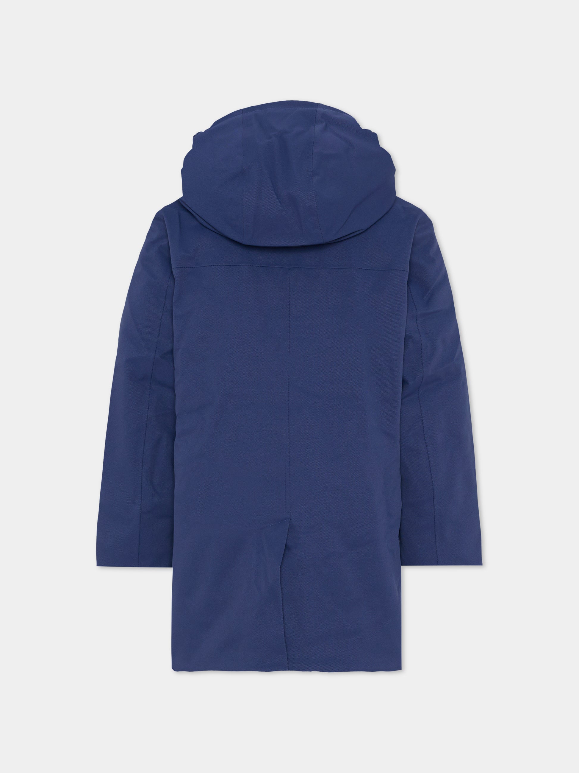 Parka Jarko Twill Marmotta blu per bambino con logo,K-way,K1128HW B2B