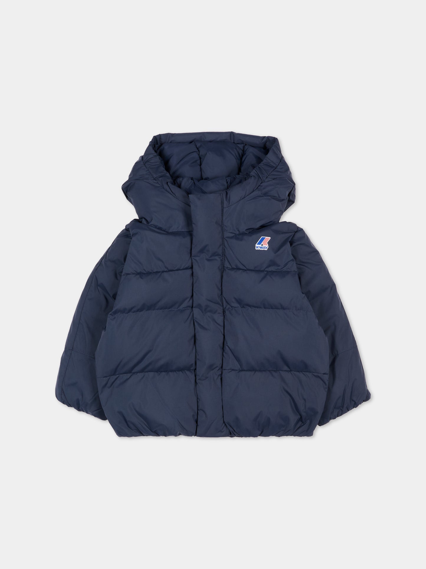 Piumino Le Vrai 4.0 Aurele blu per neonati,K-way,K7142VW K89