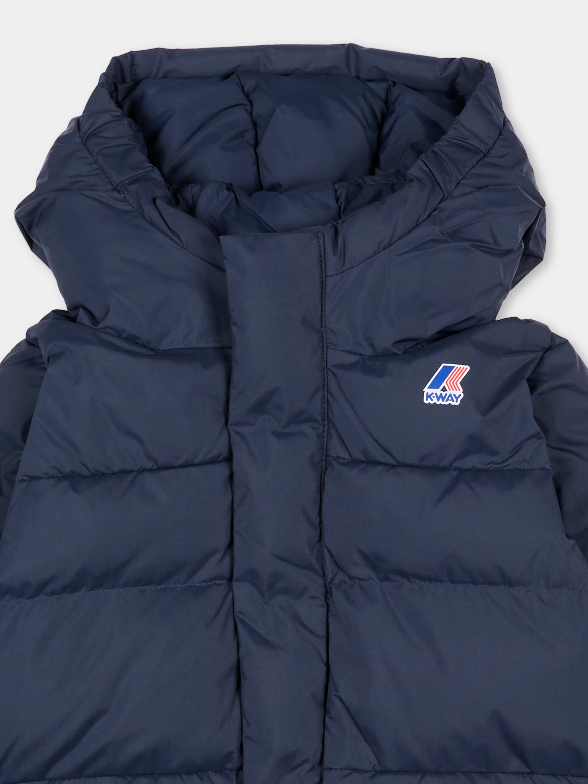 Piumino Le Vrai 4.0 Aurele blu per neonati,K-way,K7142VW K89