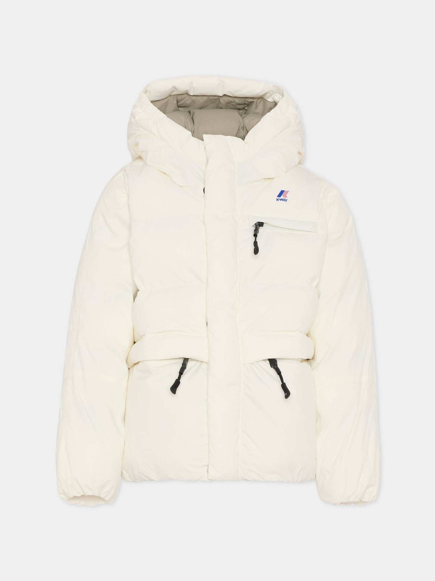 Piumino Le Vrai 4.0 Aurele bianco per bambini,K-way,K6141CW X42