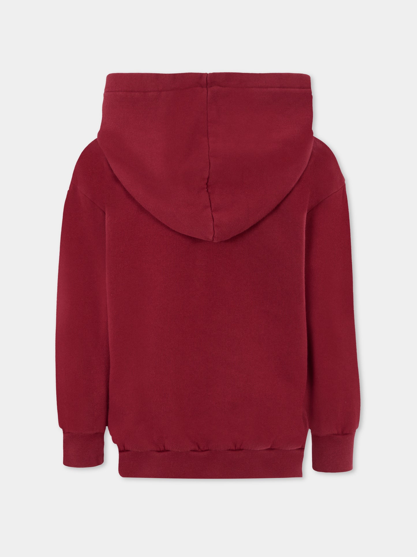 Felpa bordeaux per bambino con logo e Pegaso,Etro,GX4P30 Z3333 416