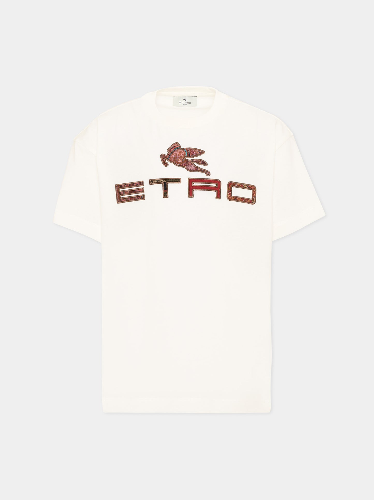 T-shirt ivoire pour enfants avec logo