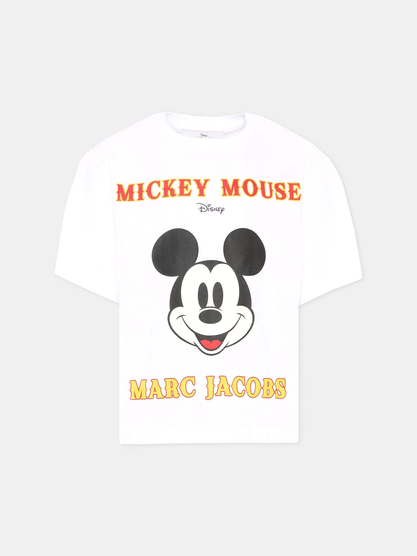 T-shirt bianca per bambini con Topolino,Marc Jacobs,W60588 10P