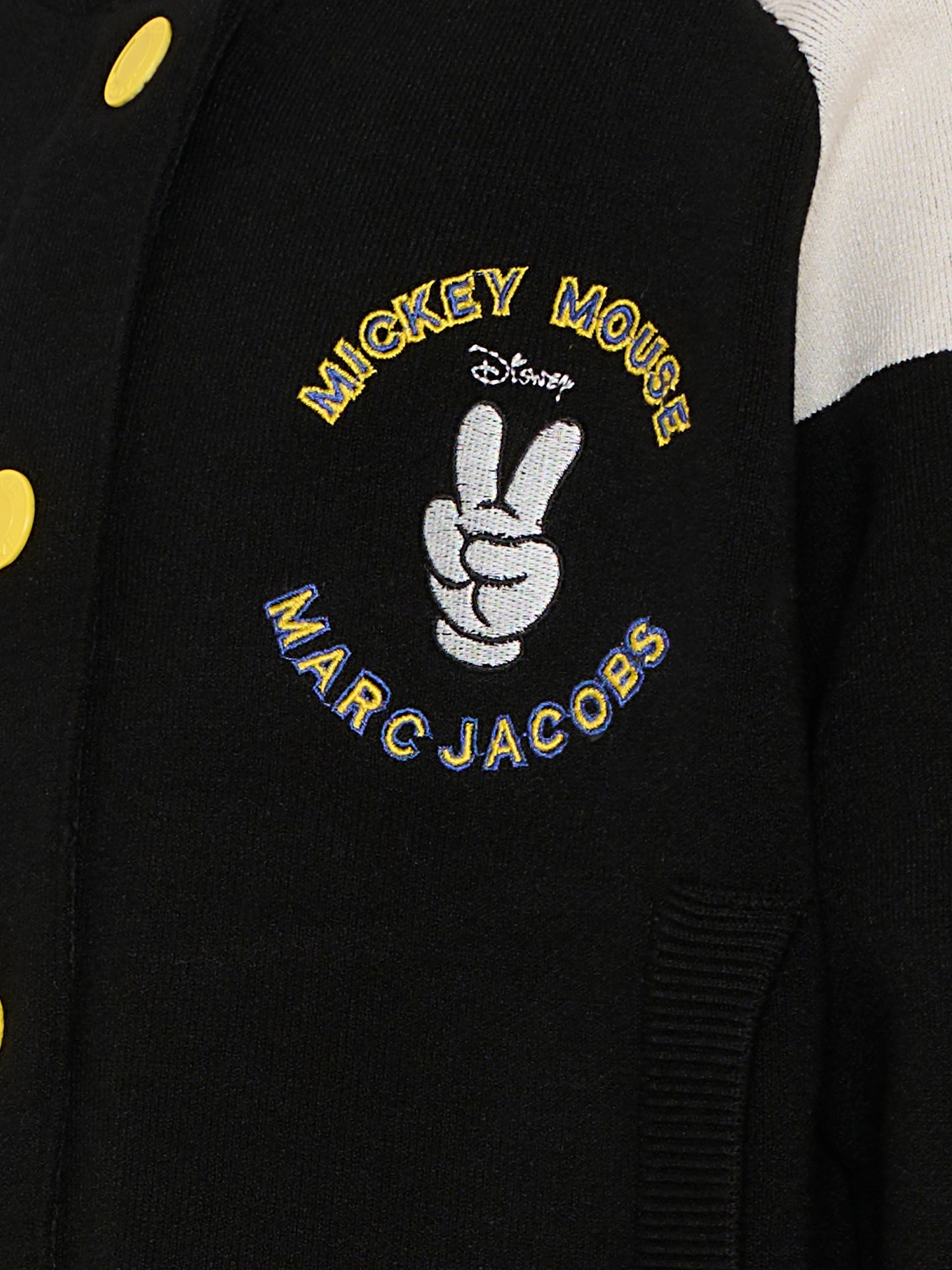 Cardigan nero per bambino con Topolino,Marc Jacobs,W60628 09B