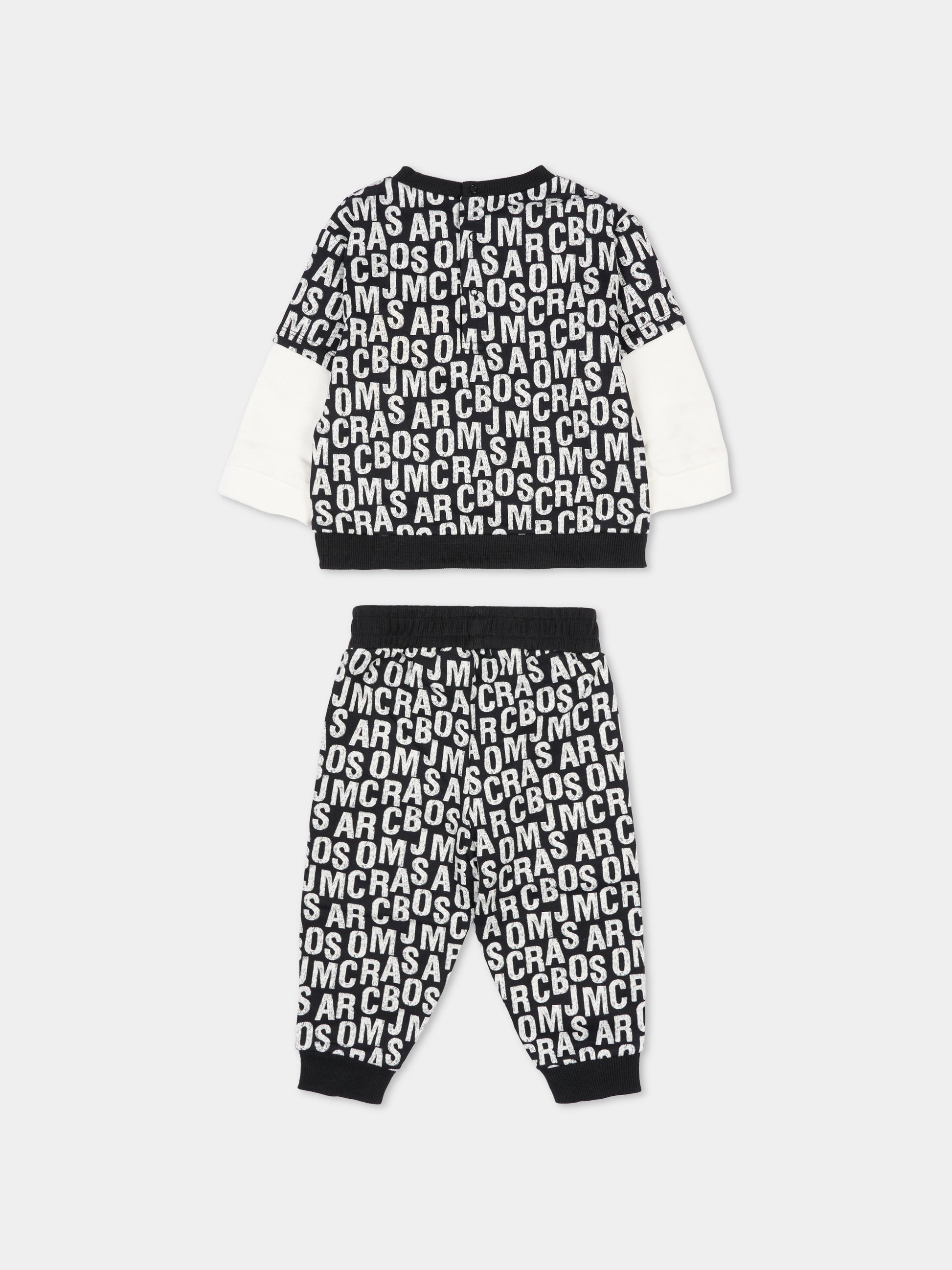 Completo nero per neonaro con logo,Marc Jacobs,W60662 09B