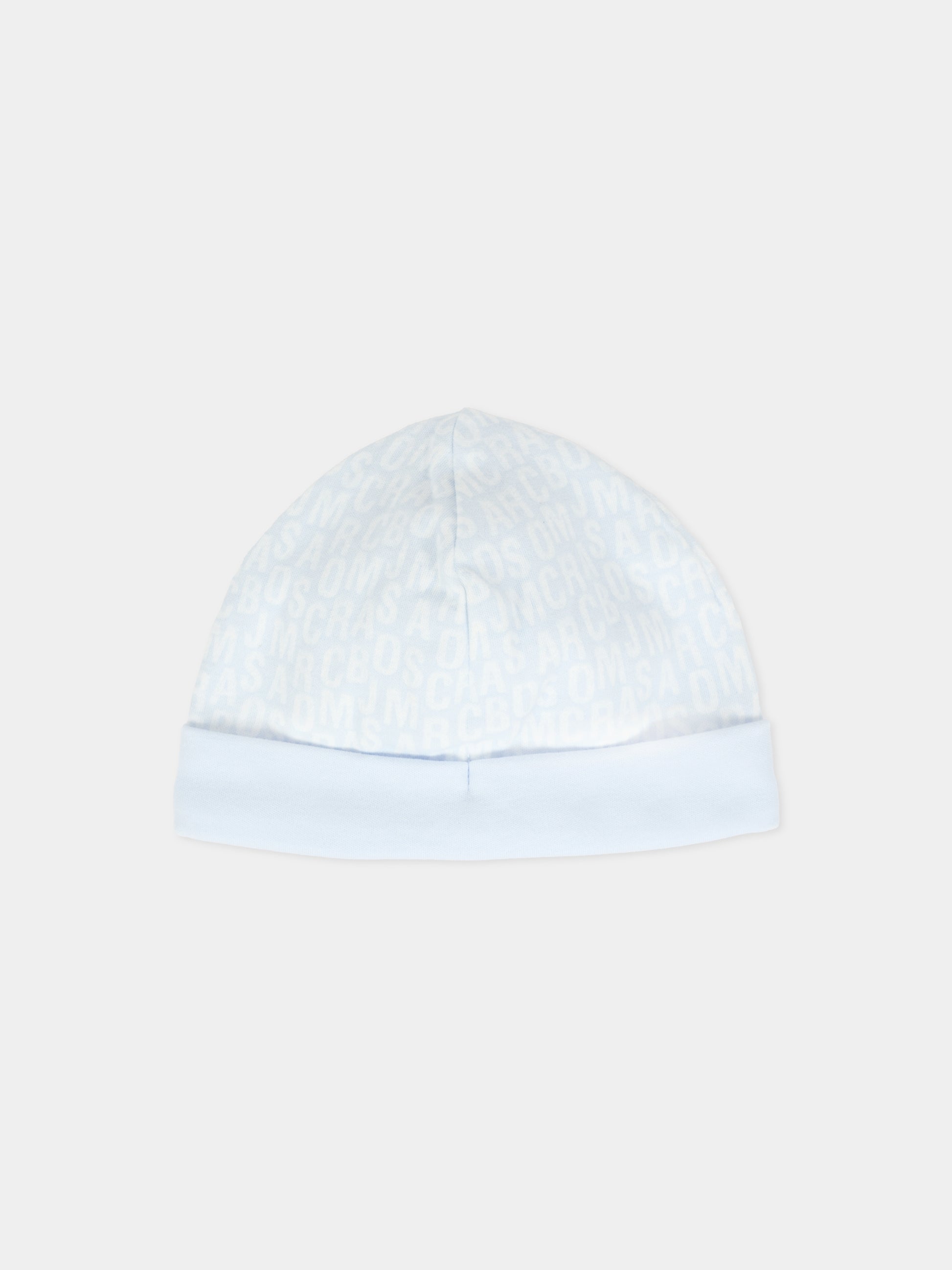 Set tutina celeste per neonato con logo,Marc Jacobs,W60668 791