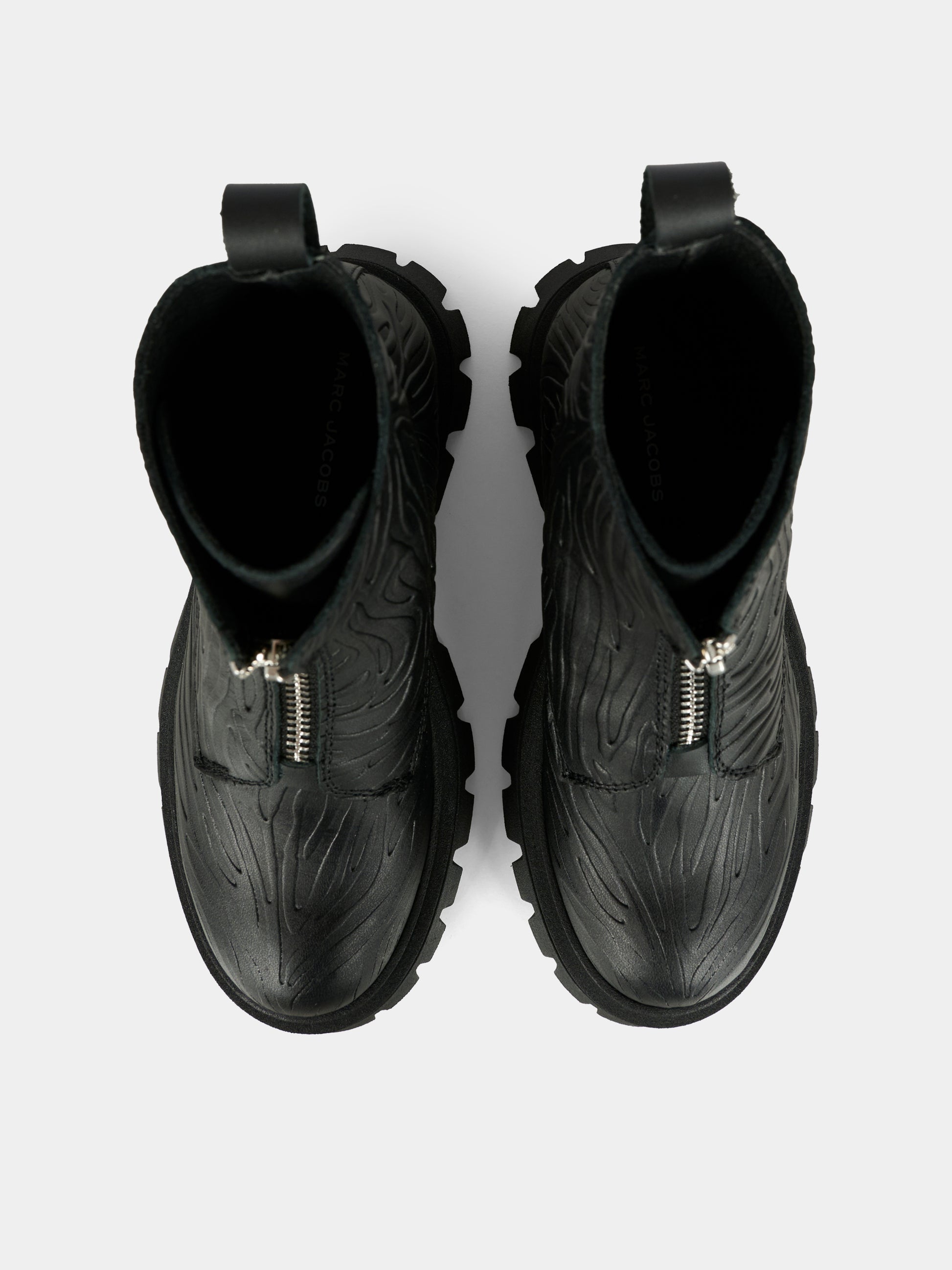 Stivaletti neri per bambina con logo,Marc Jacobs,W60669 09B