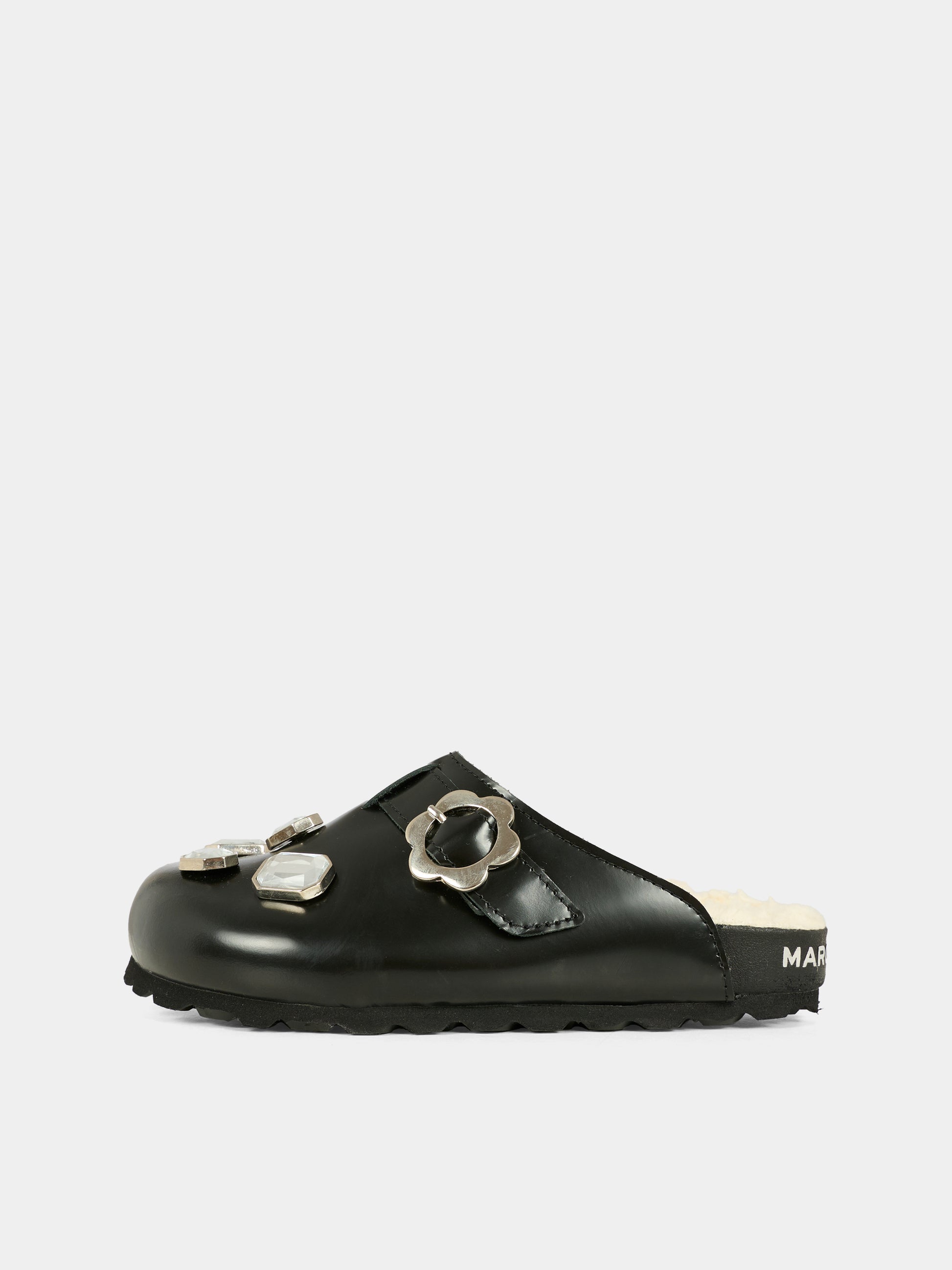 Sabot neri per bambina con gioielli,Marc Jacobs,W60670 09B