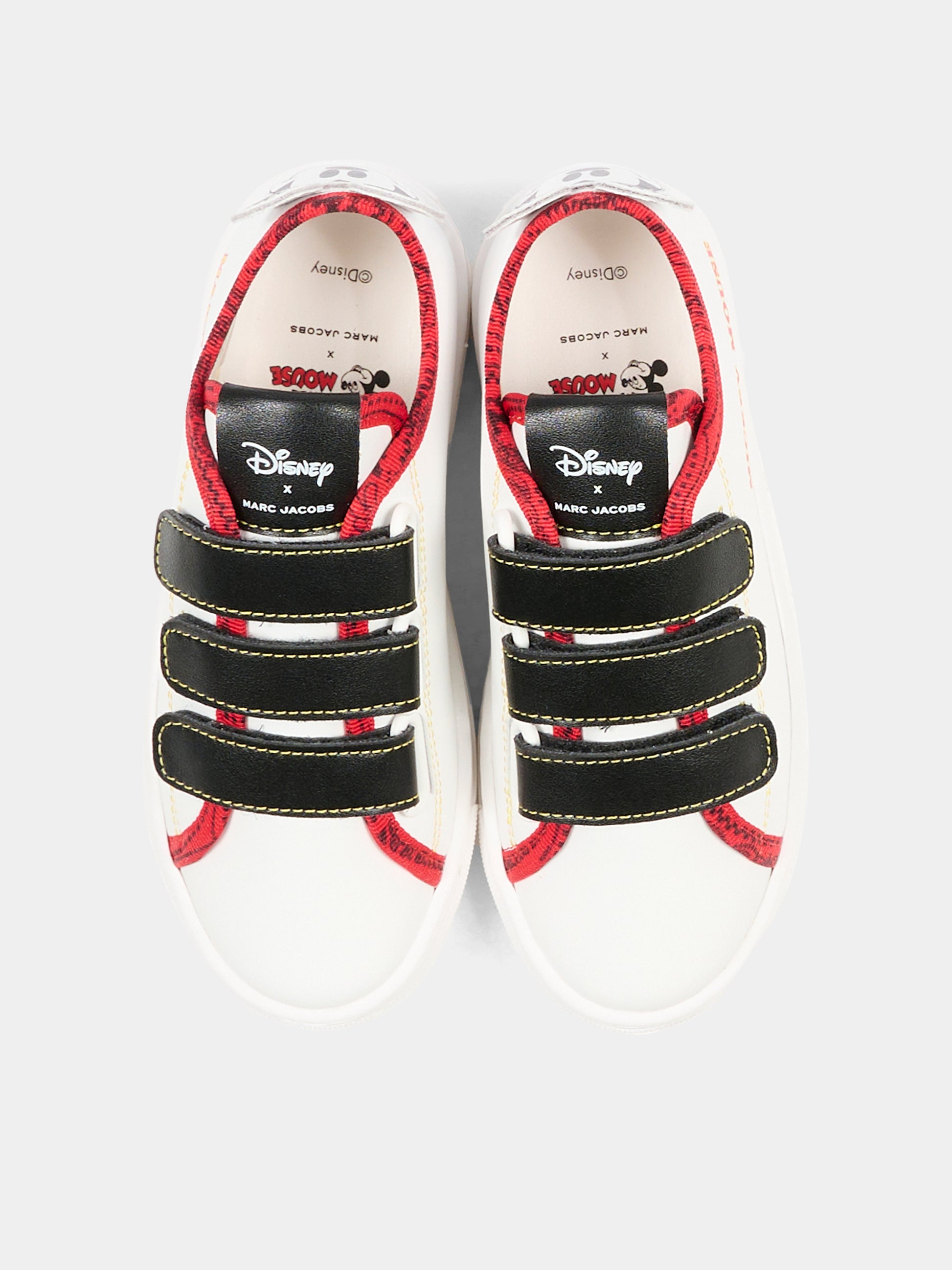 Sneakers bianche per bambini con Topolino,Marc Jacobs,W60674 10P