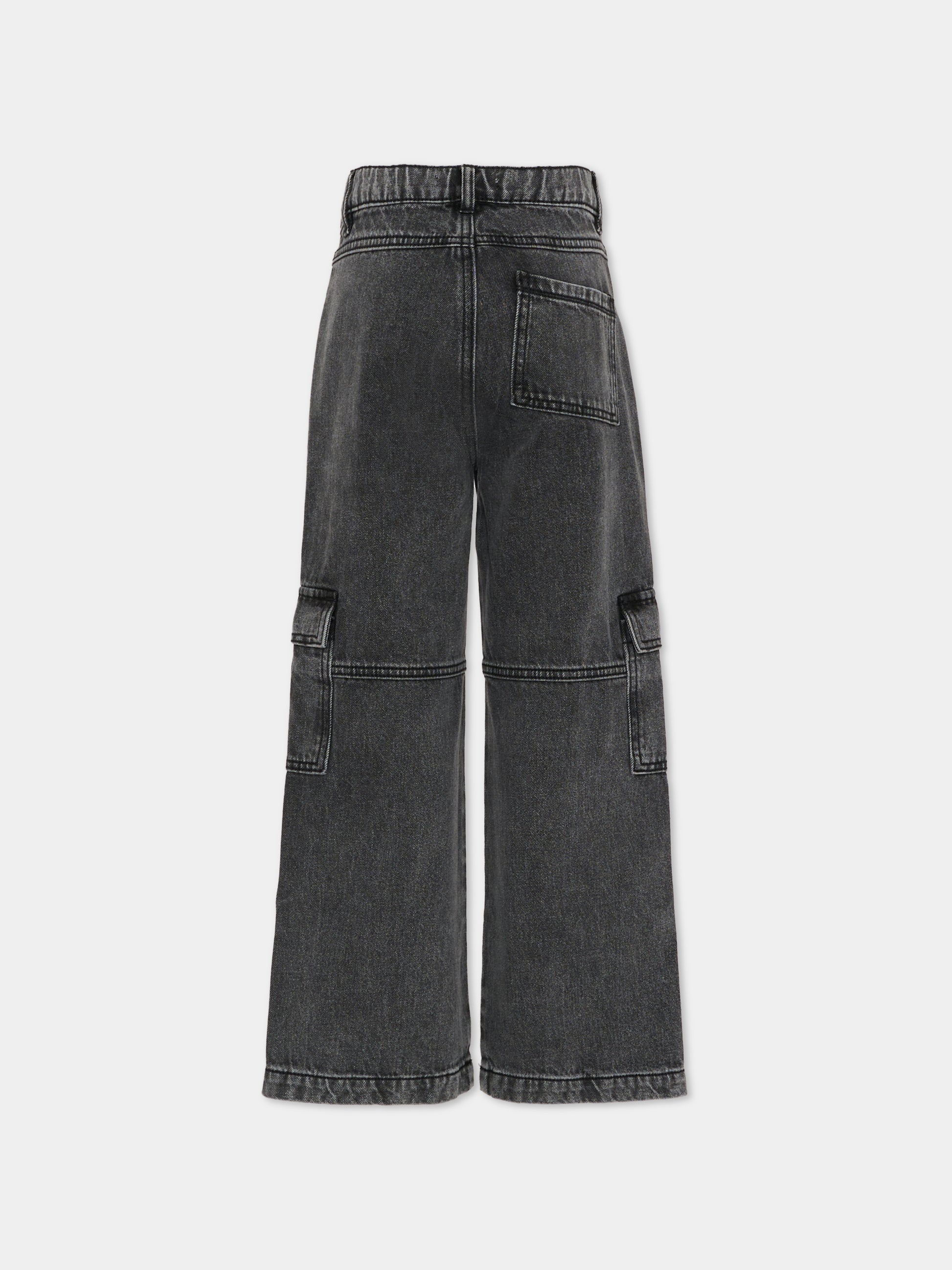 Jeans neri per bambina,Michael Kors,R30451 Z11