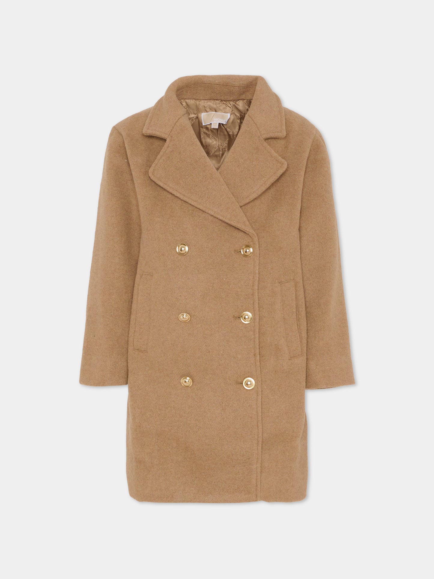 Cappotto beige per bambina,Michael Kors,R30454 269