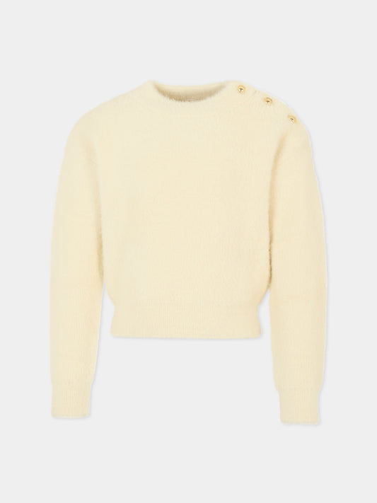 Maglione avorio per bambina,Michael Kors,R30467 190