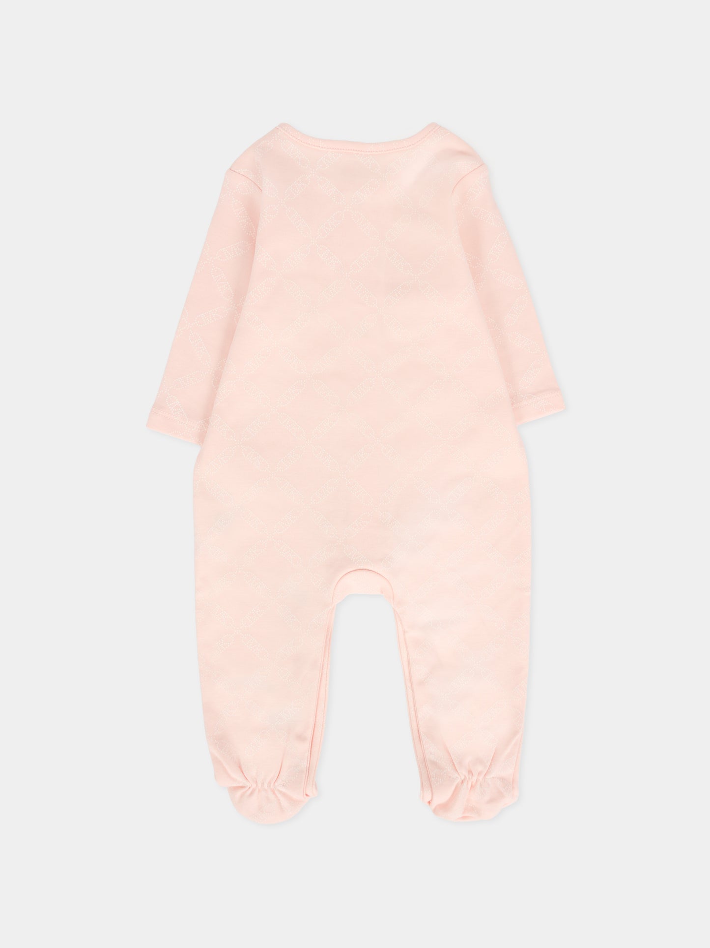 Set tutina rosa per neonata con logo,Michael Kors,R30503 46M