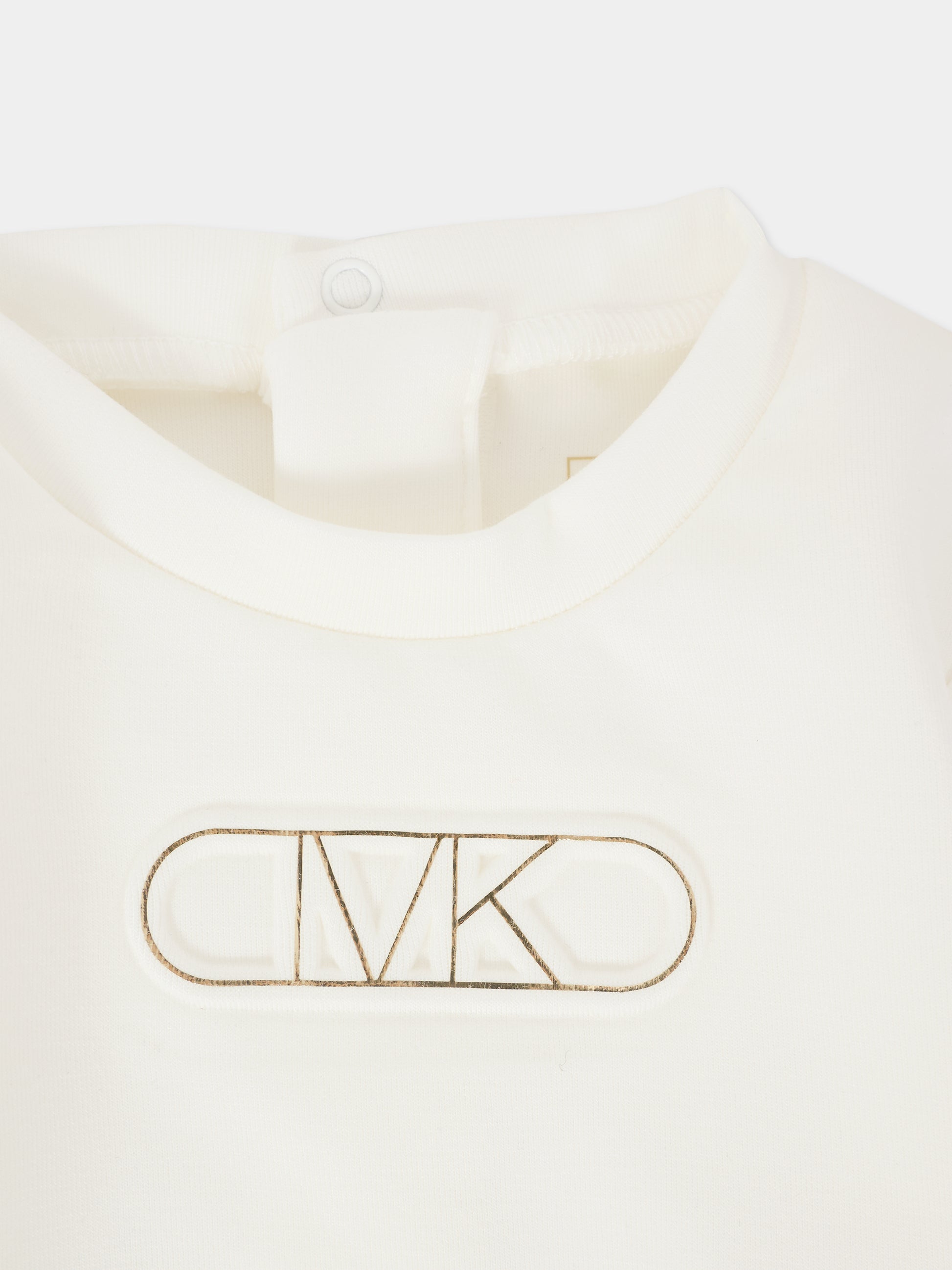 Completo avorio per neonata con logo,Michael Kors,R30506 N48