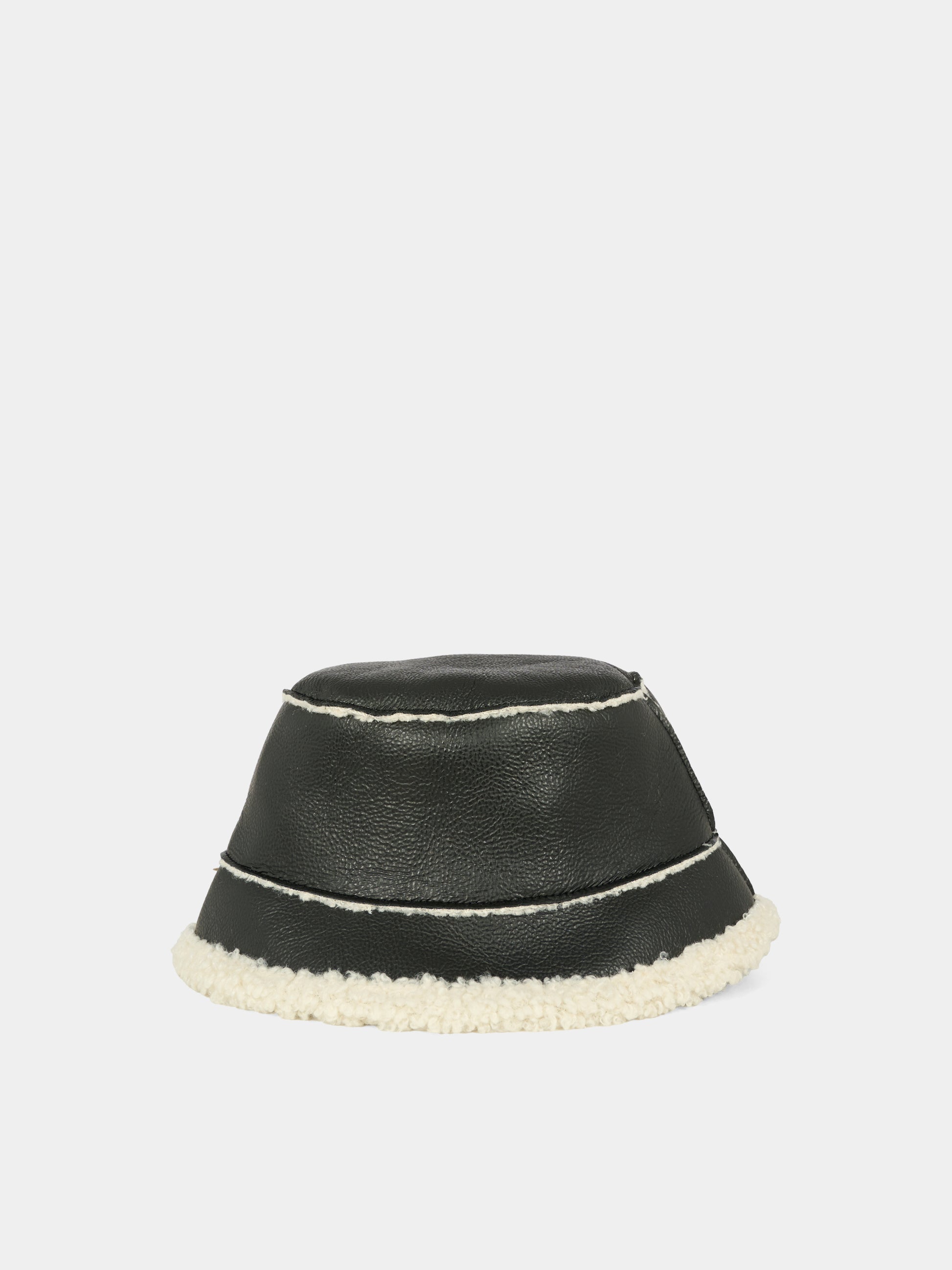 Cloche marrone per bambina con logo,Michael Kors,R30515 342