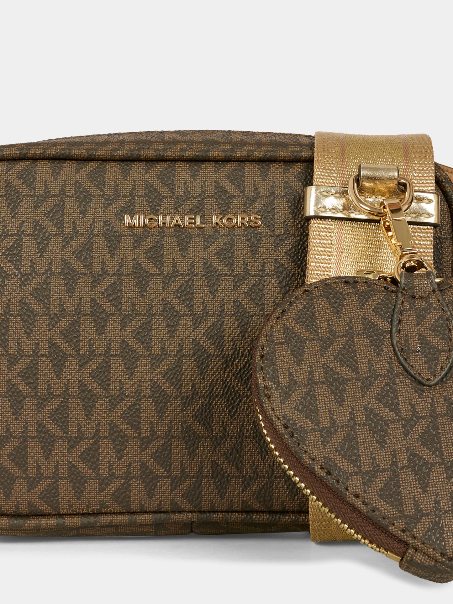 Borsa marrone per bambina con logo,Michael Kors,R30522 340