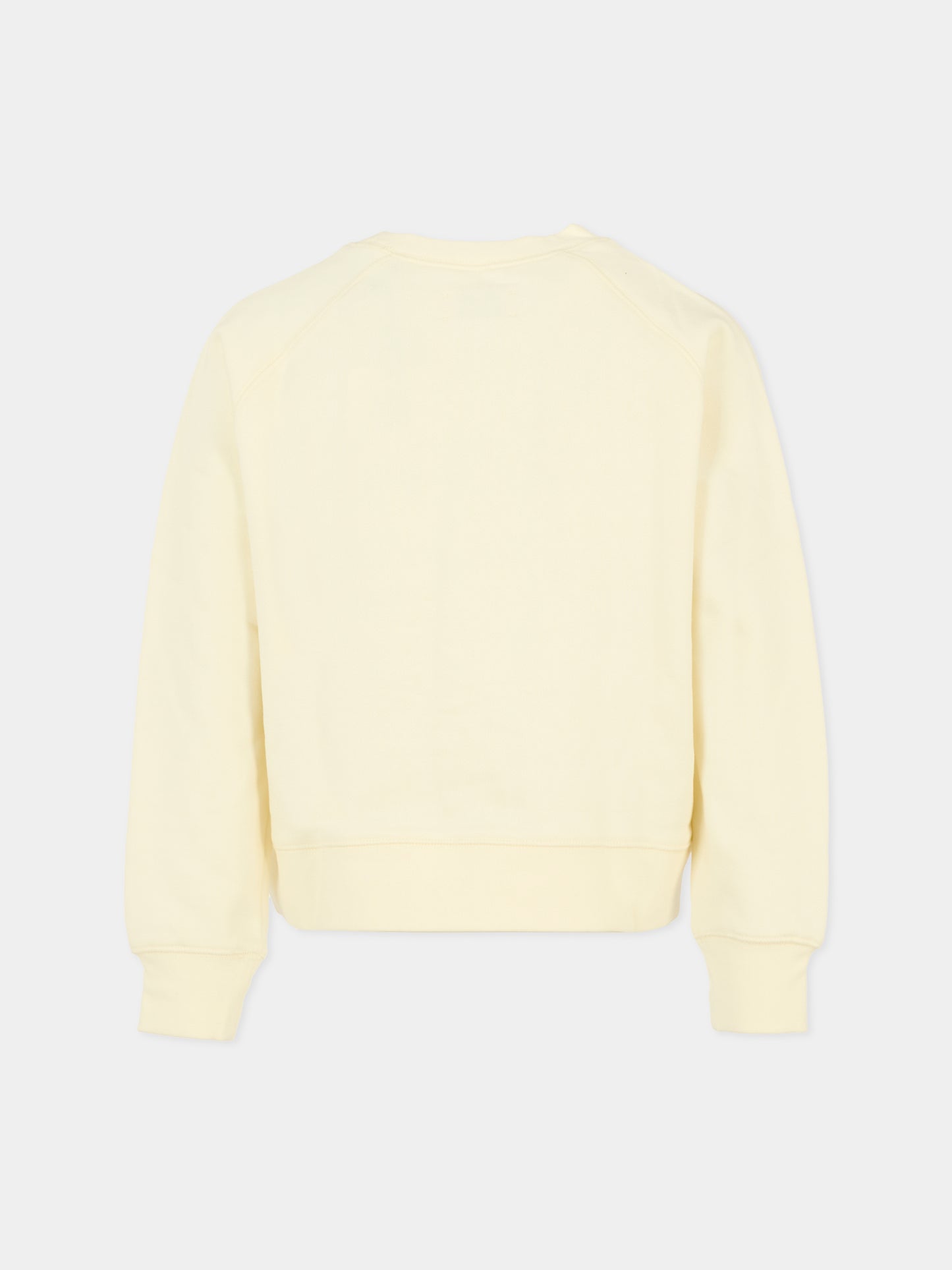 Felpa avorio per bambina con logo,Zadig & Voltaire Kids,X60436 195