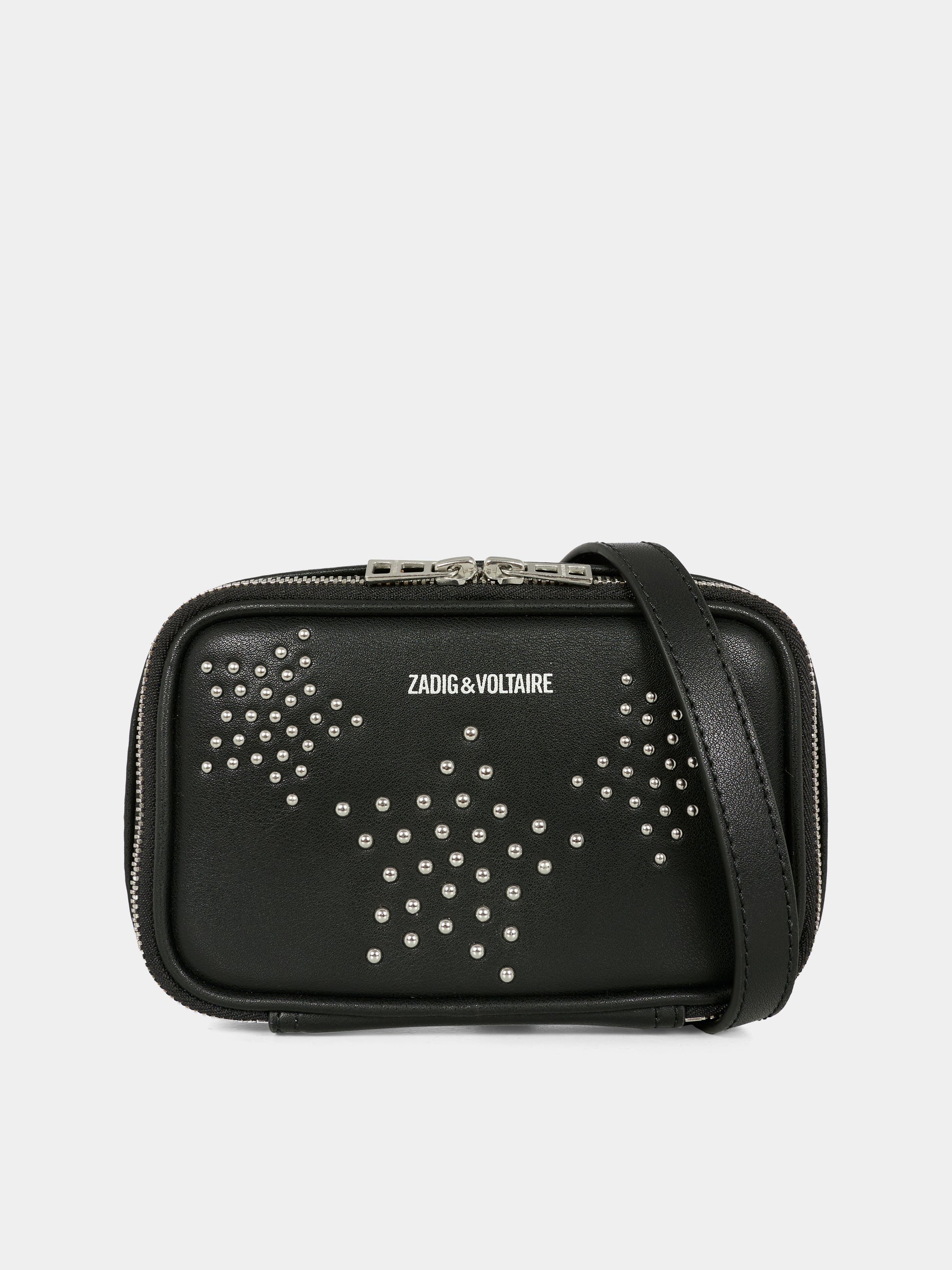 Borsa nera per bambina con stelle,Zadig & Voltaire Kids,X60500 09B