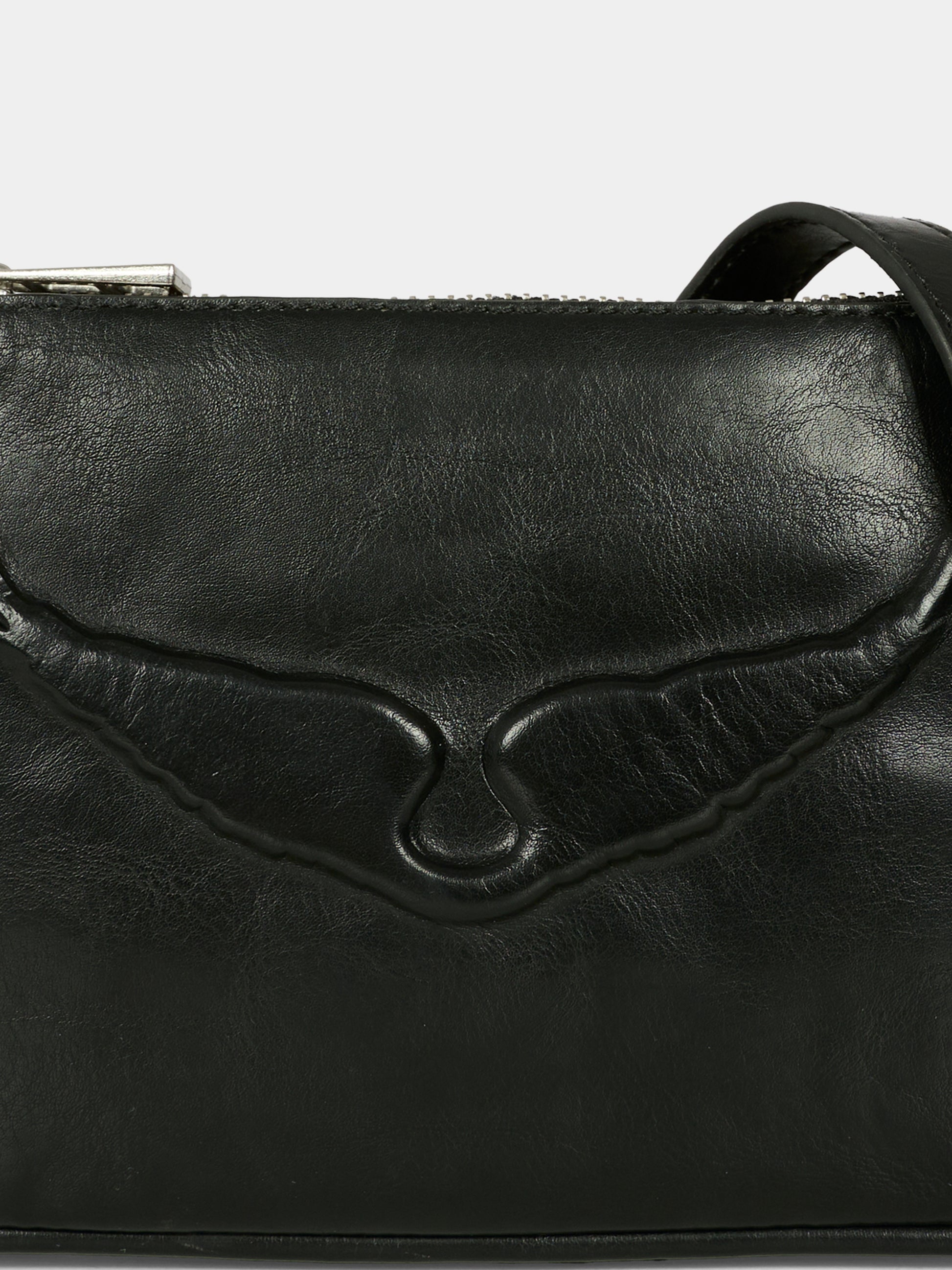 Borsa nera per bambina con ali,Zadig & Voltaire Kids,X60509 09B