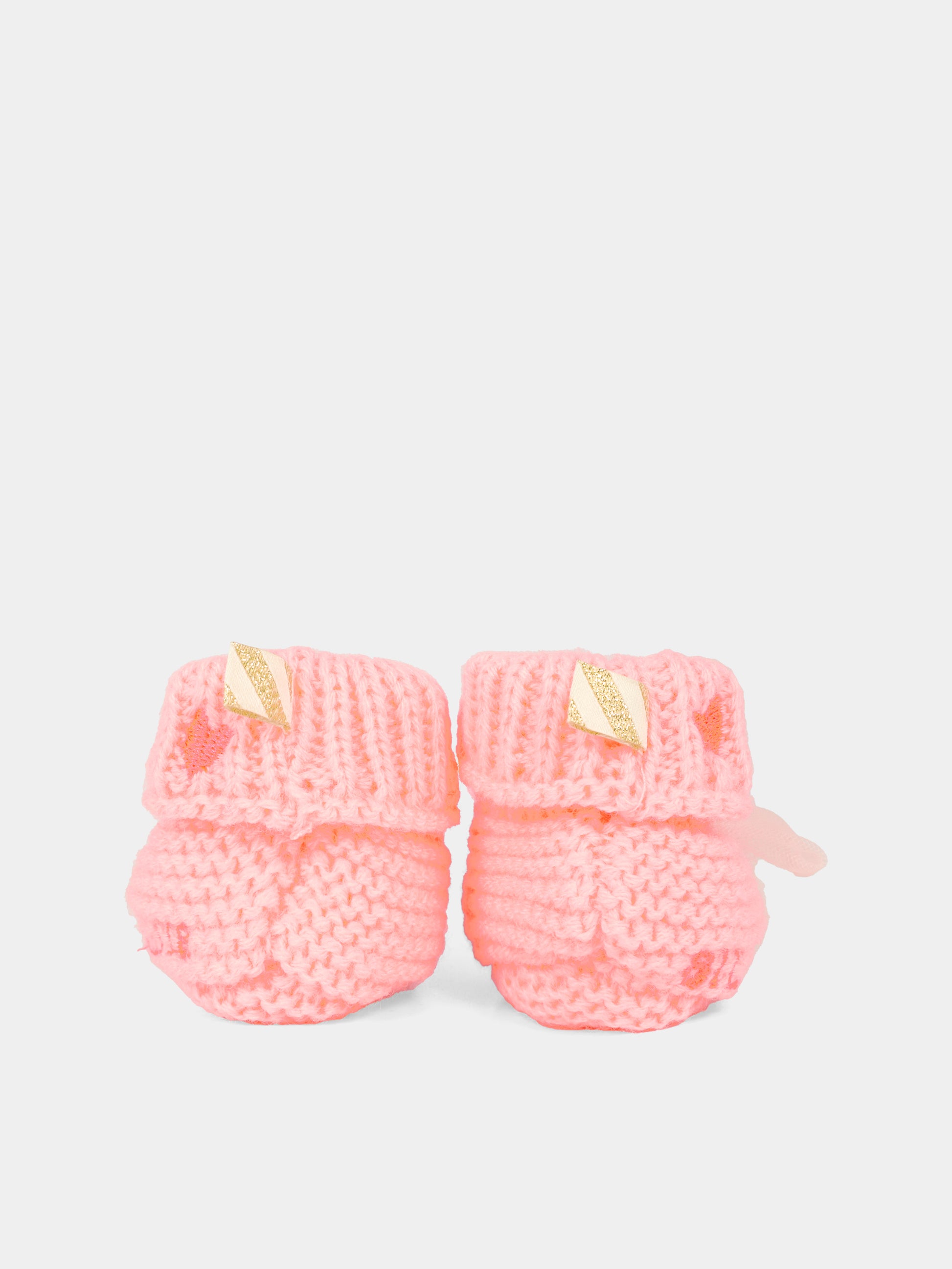 Babbucce rosa per neonata con fiocco,Billieblush,U21646 408